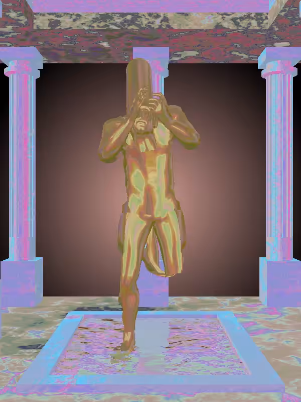 HeavenComputer: The Cheering Old Bronze Man #4691