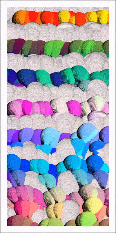Balloon Field on Clouds #18