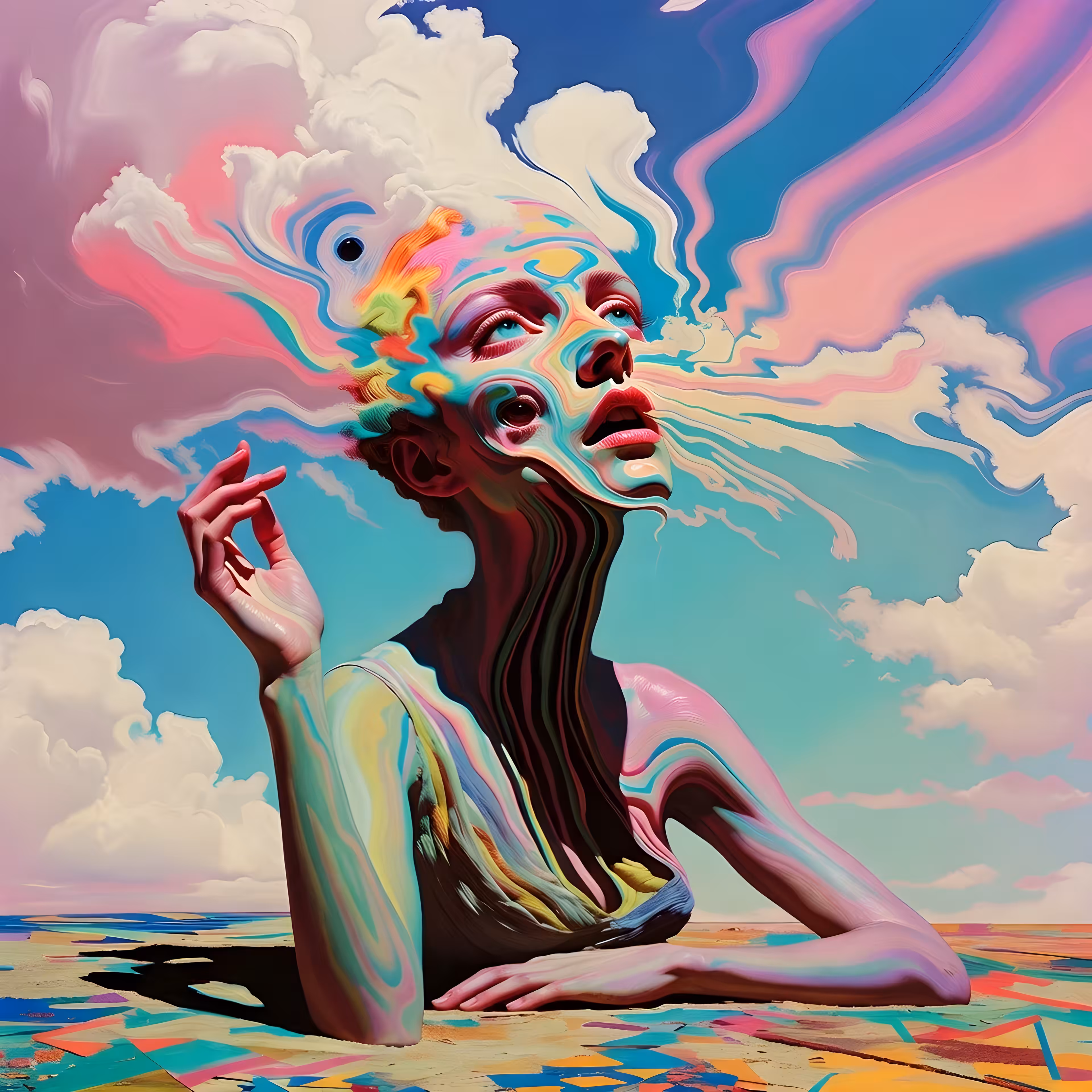 Where the Sky Learns My Colour