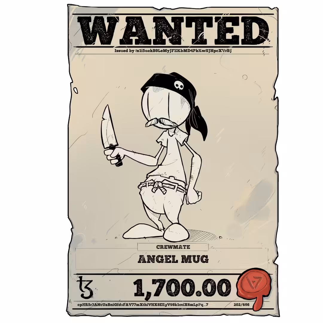 ANGEL MUG | TEZOS PIRATE 202/666