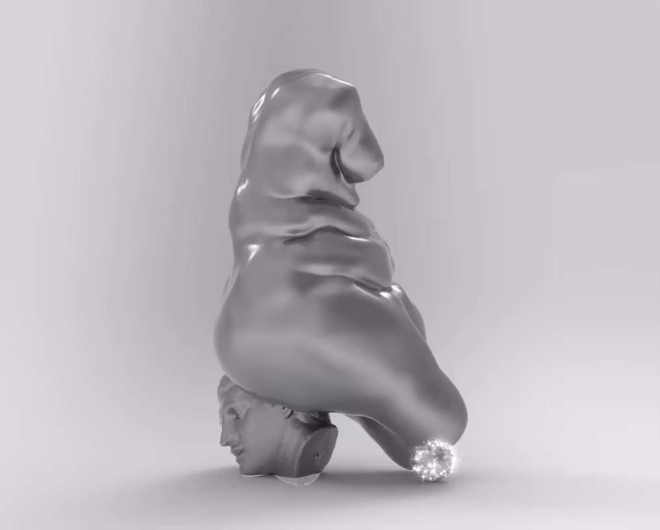 Judith + Holofernes, Grey Series, Sitting
