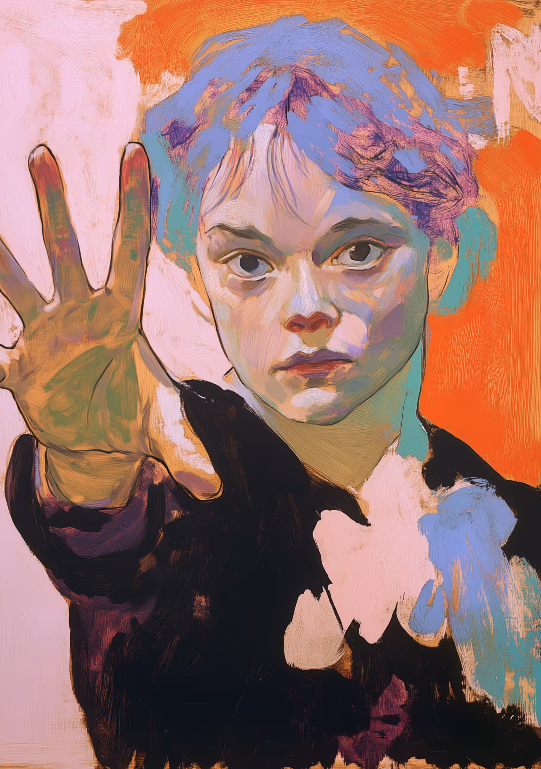 The Hand Raised Against Silence