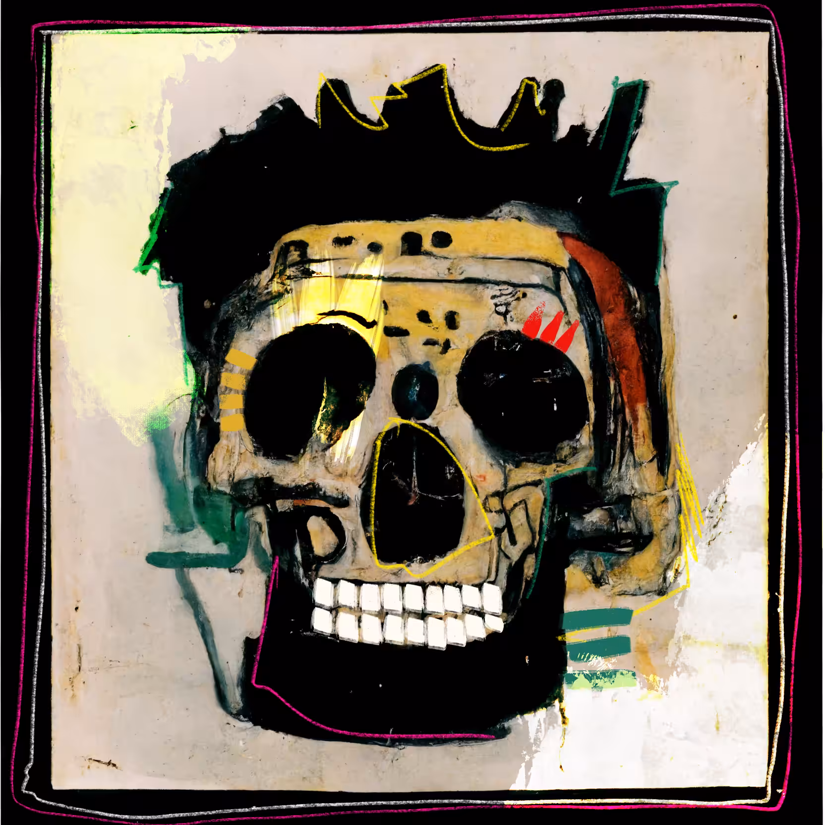 POLAROID SKULL 012