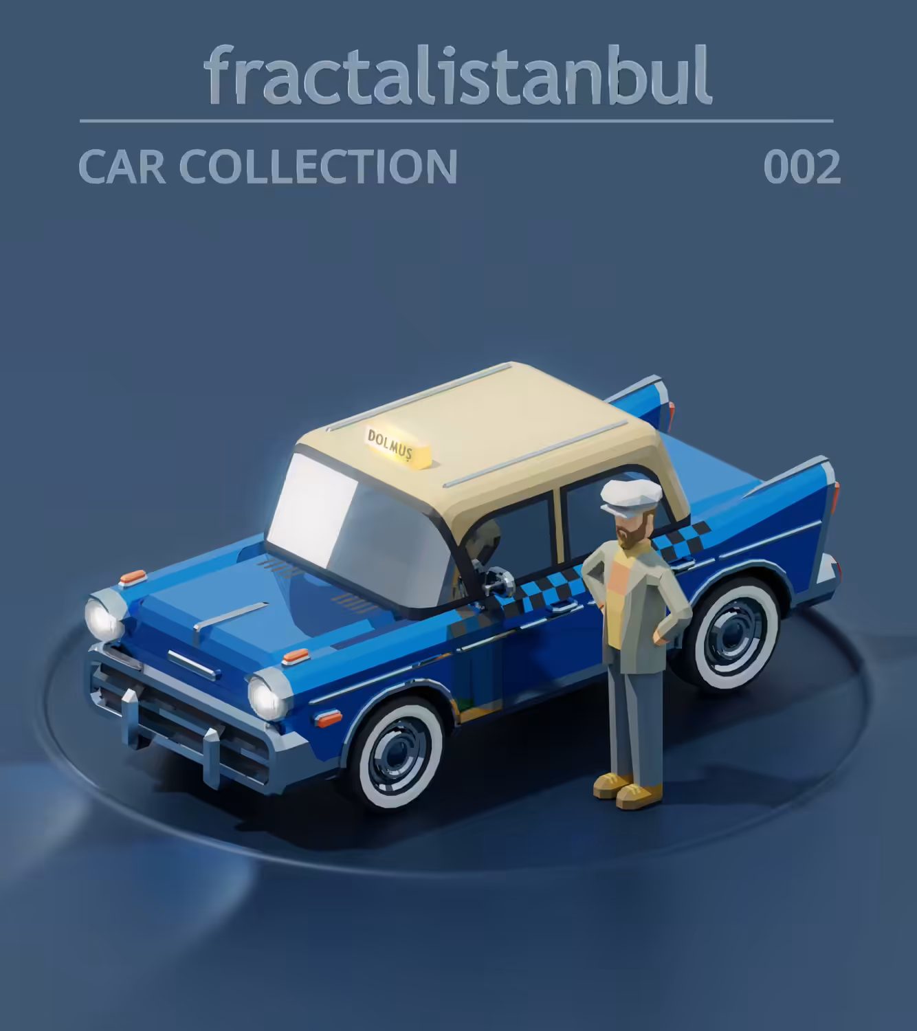 Car 002 - Dark Blue 01/50