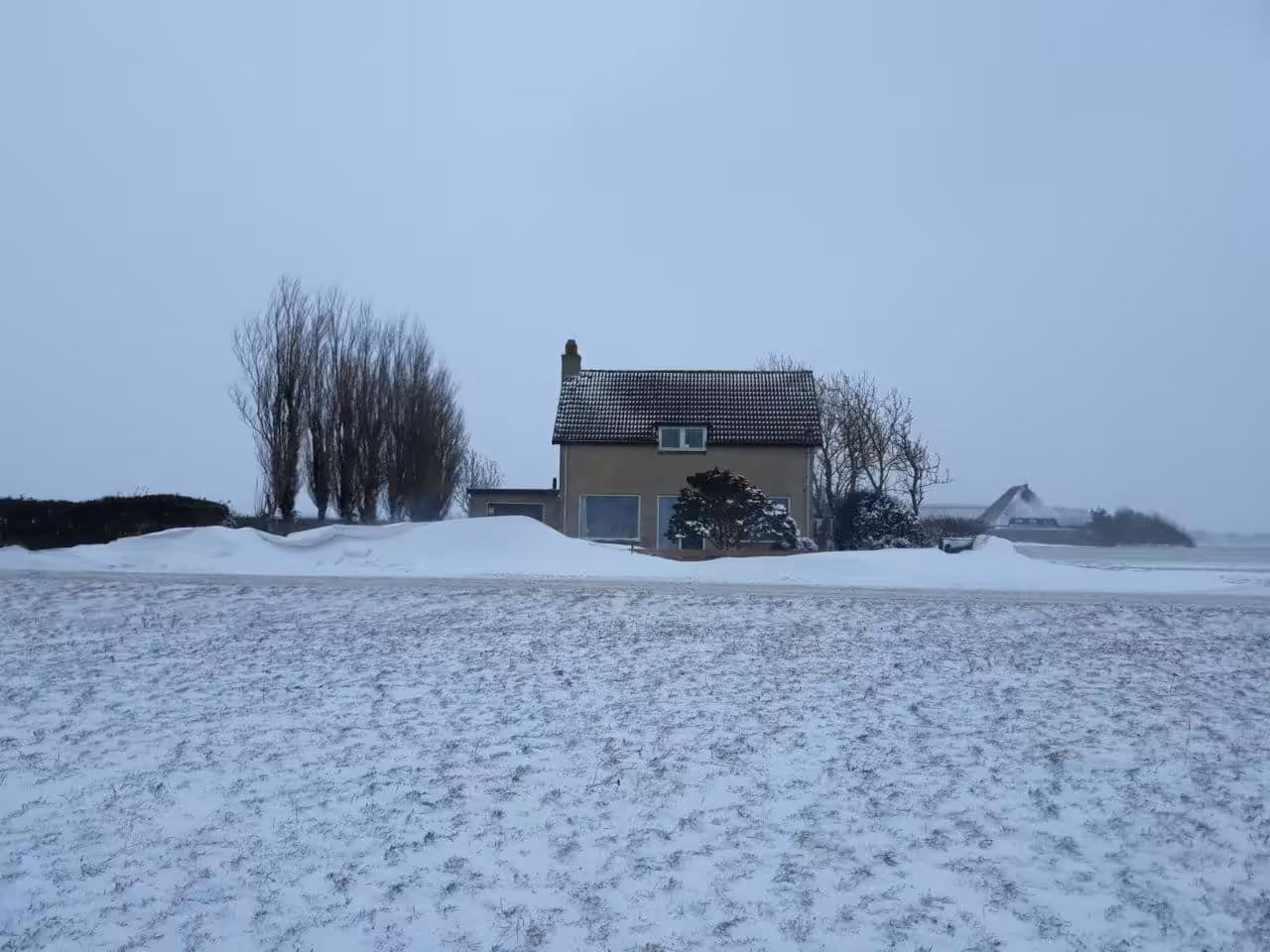 House in the snow