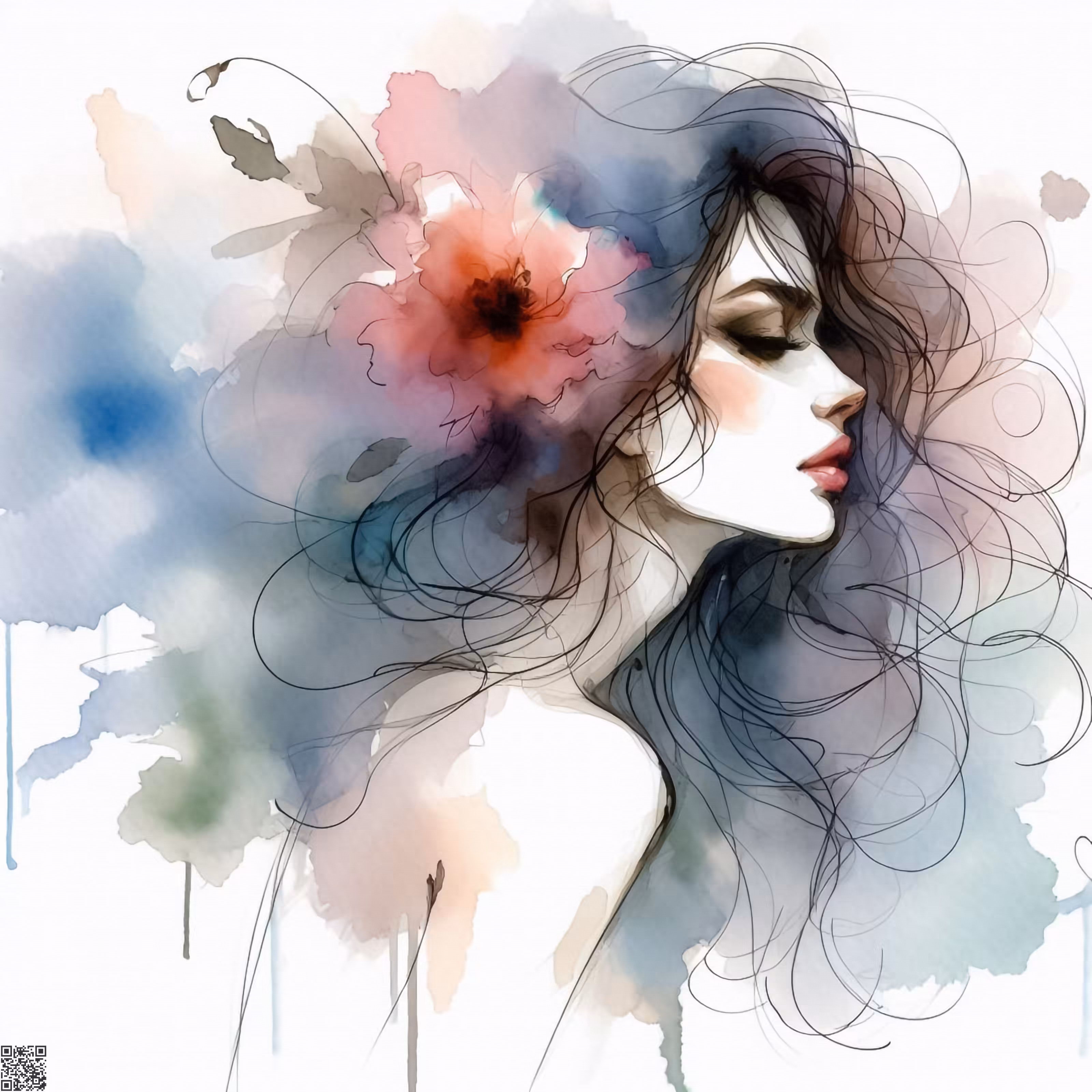 🎨Feminine Beauty in Paint#112