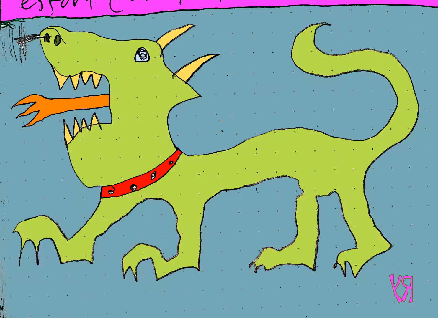 "Dragon" by Richard F. Yates (Holy Fool)