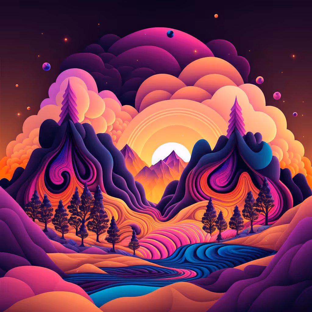Psychedelic Landscape #2