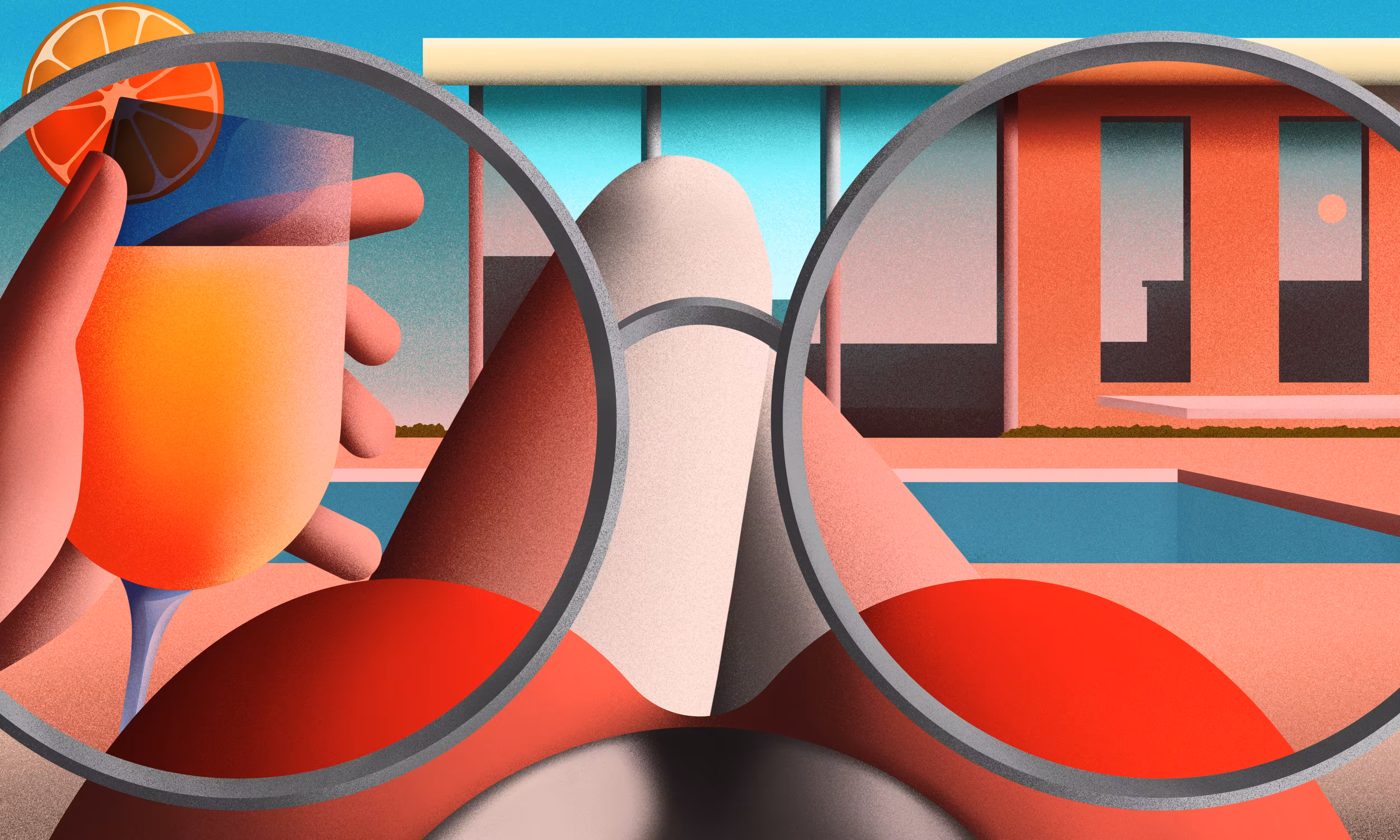 Perfect Picture (after Hockney)