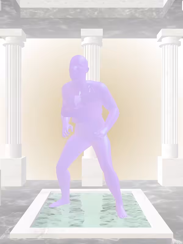 HeavenComputer: The Kicking Bright Purple Man #7384