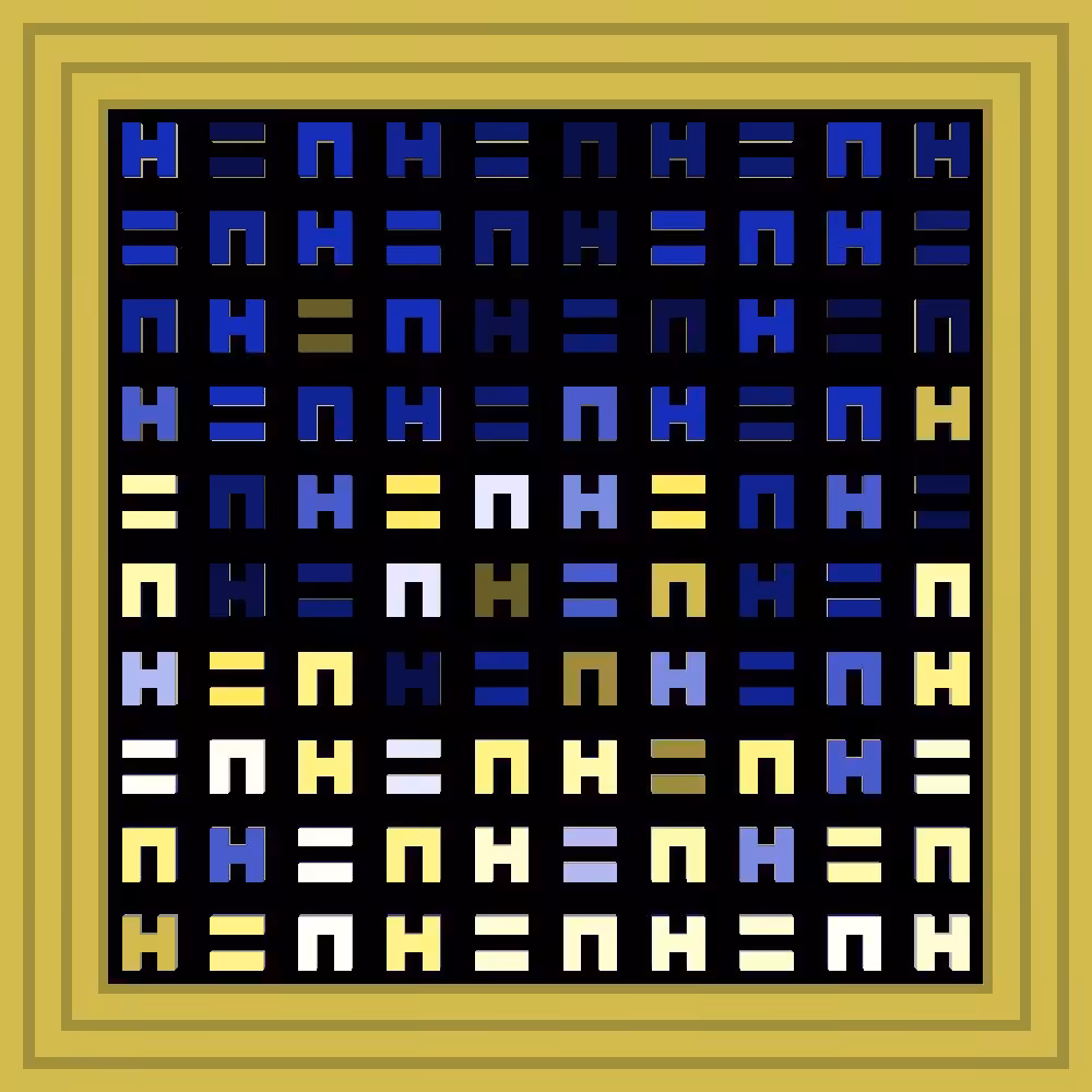 Tezzard :: Procedural Symbols (H=N) #490/1000