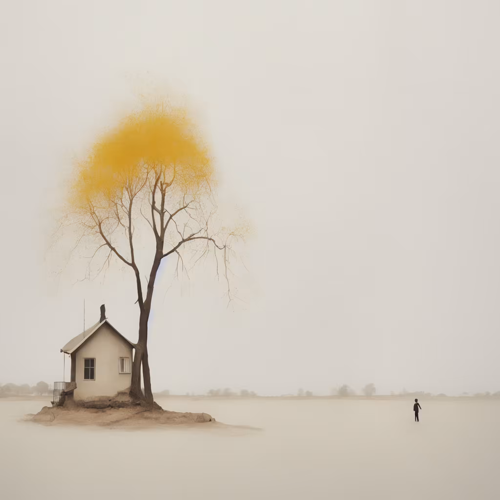 Yellow Trees and Houses - 1 #12
