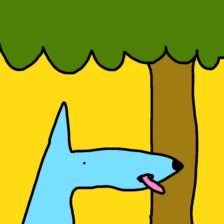 Good doggy x tree licker