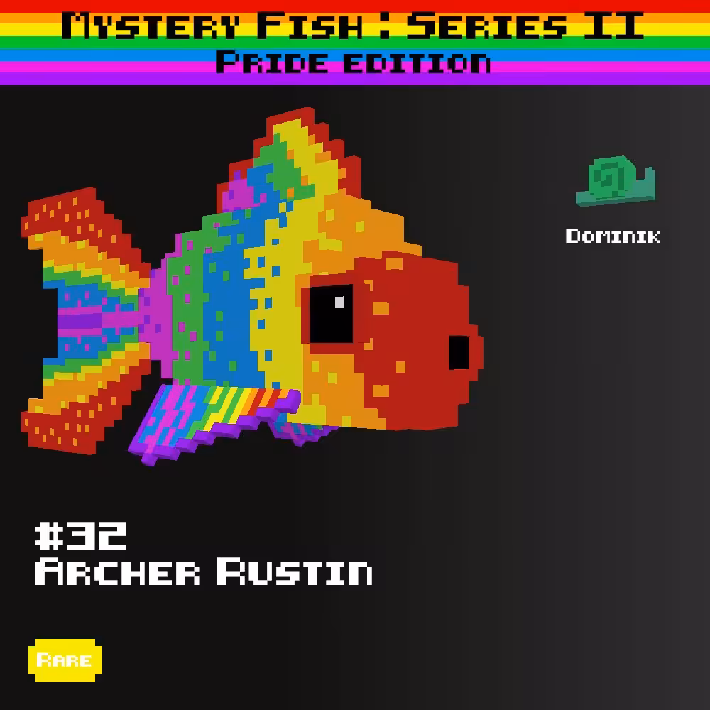 Archer Rustin :: Mystery Fish : Pride Edition #32