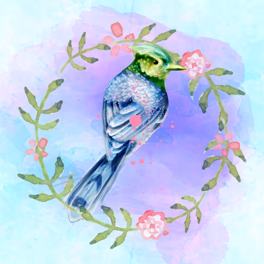 Random Colorful Birds #1