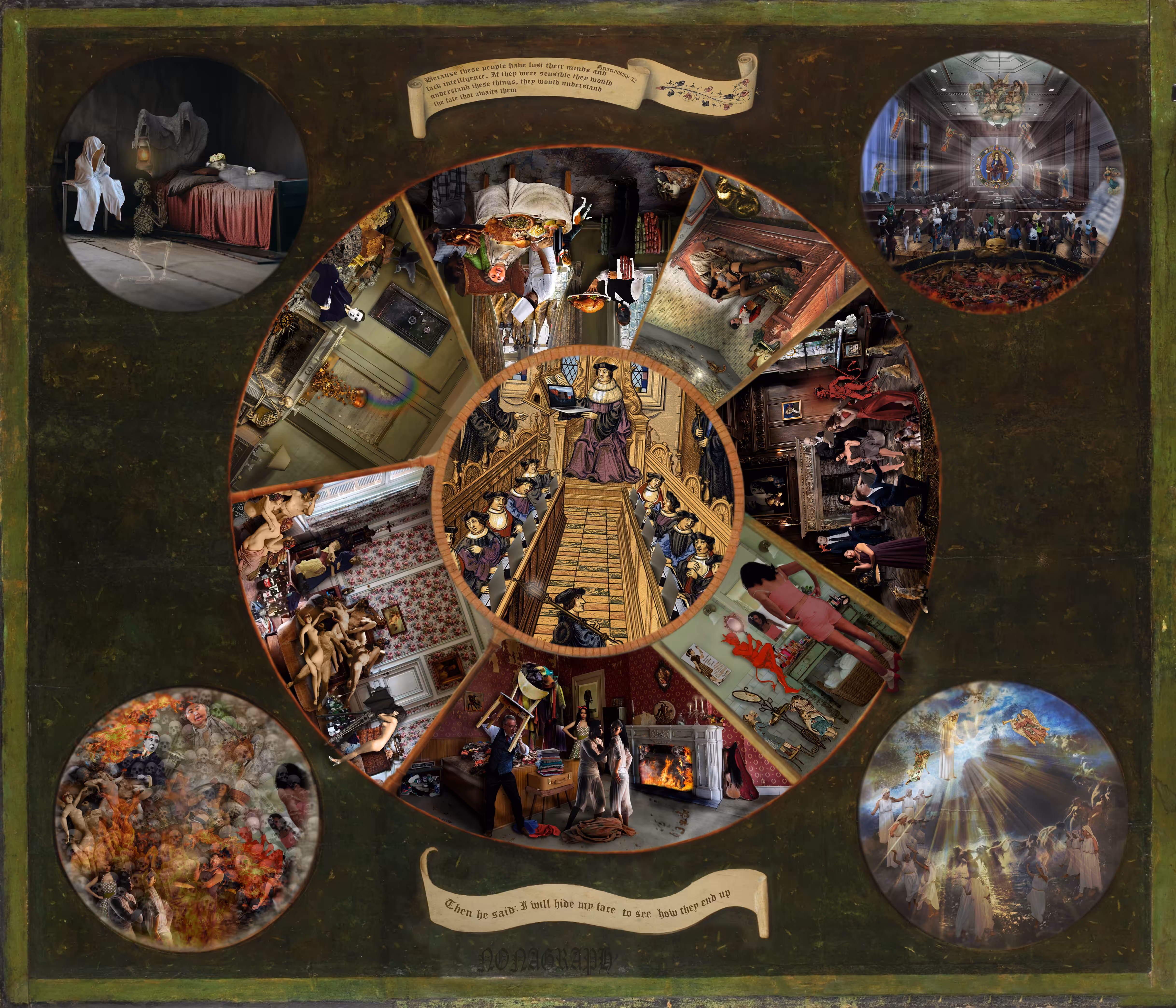 The table of sins  capitals (hieronymus bosch)