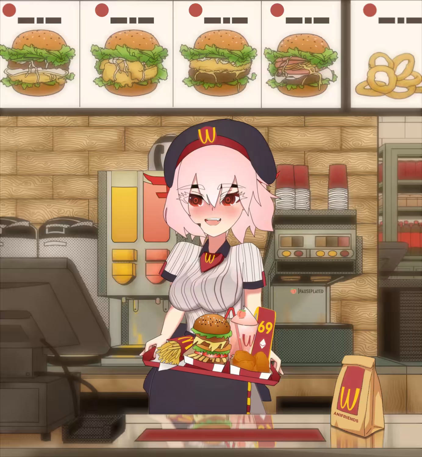 Your order #69 is served ser!