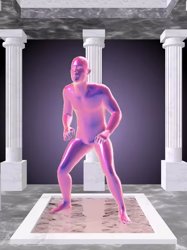 HeavenComputer: The Kicking Magnetic Magenta Man #4852