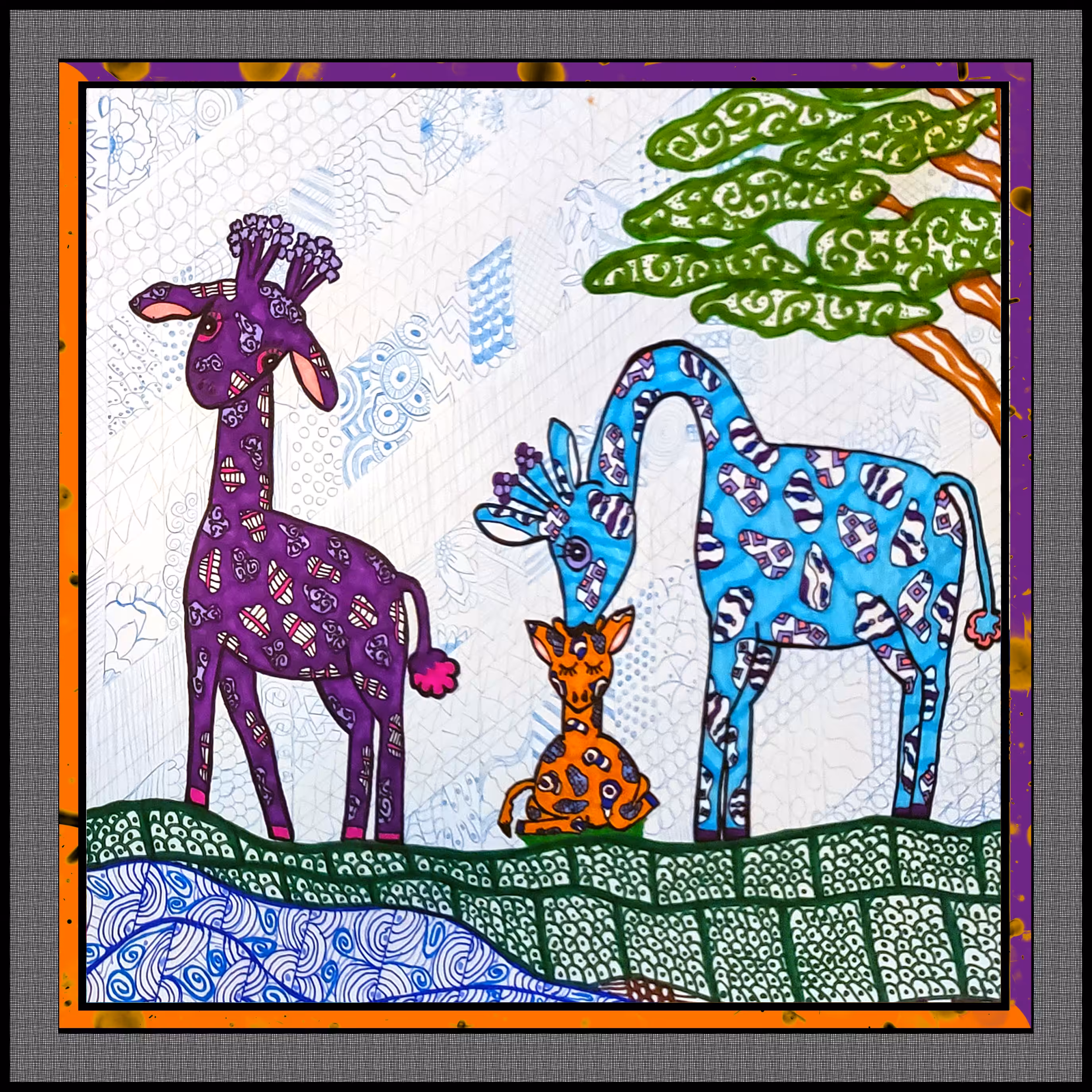 Giraffe Family 1