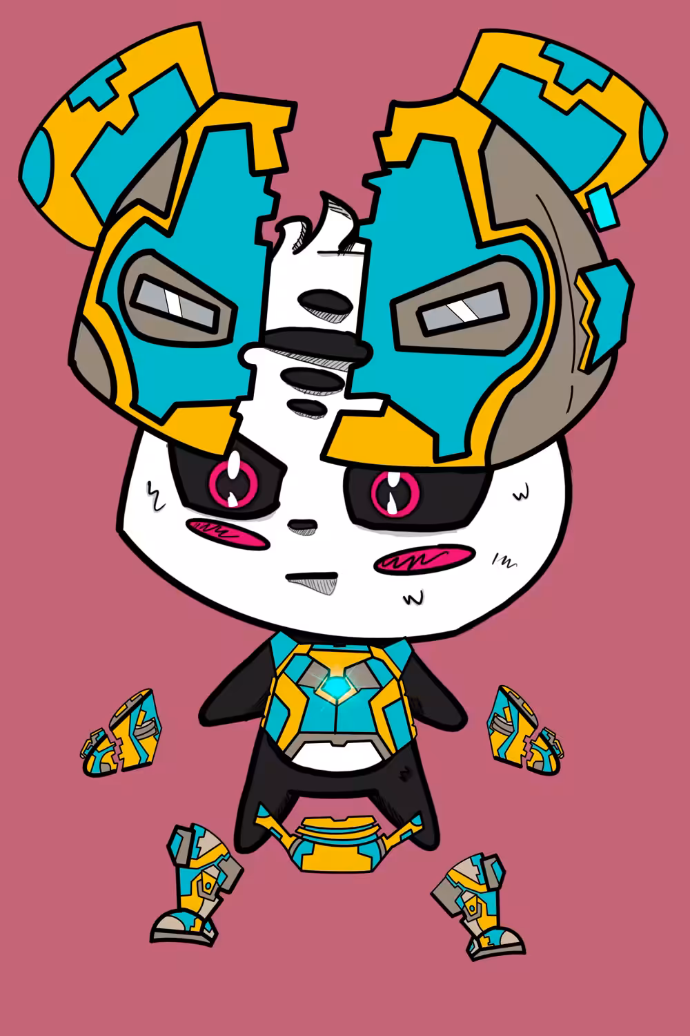 "RoboPan" WaruPan X Elii 