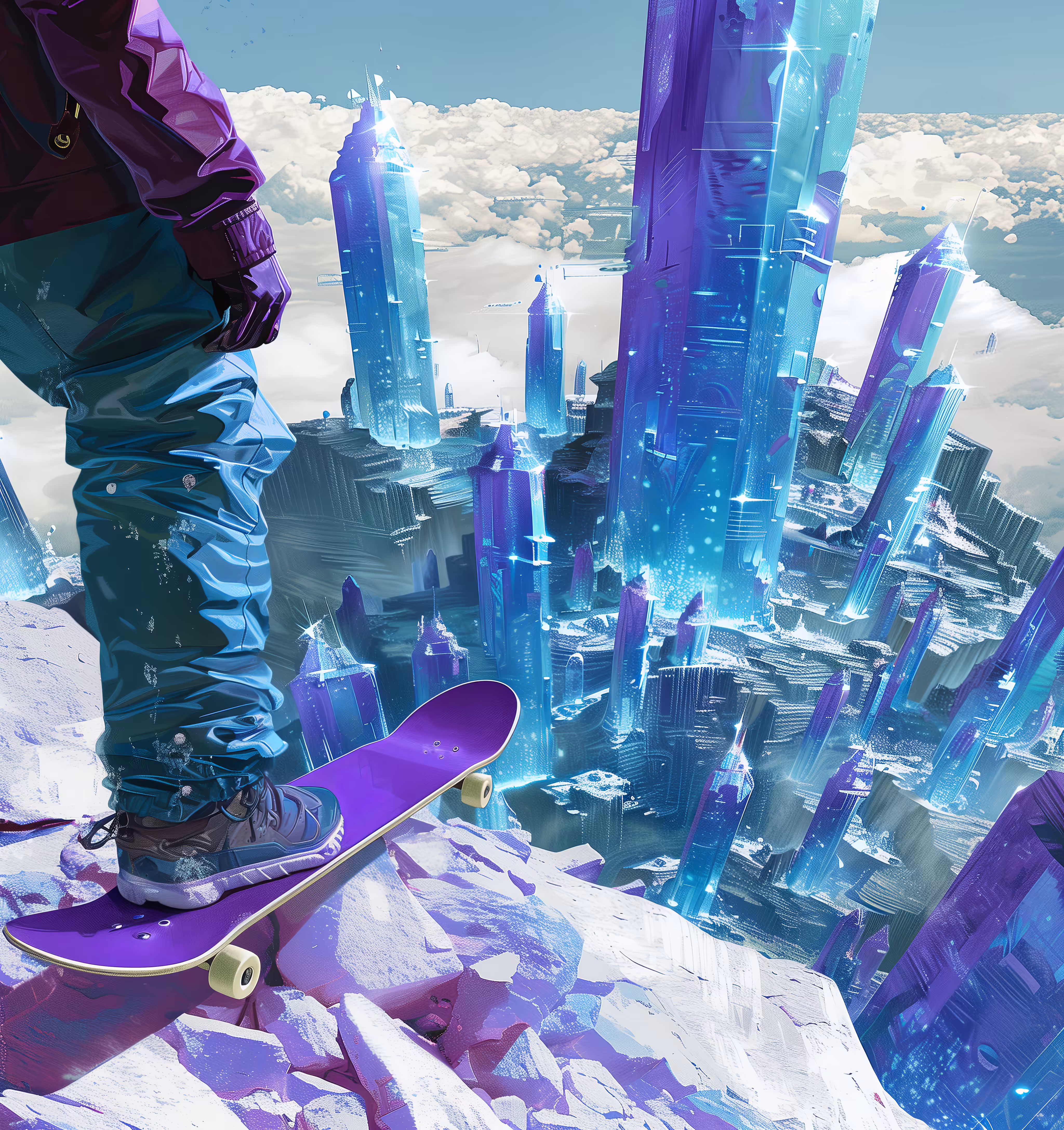 A Very Blue Drop In