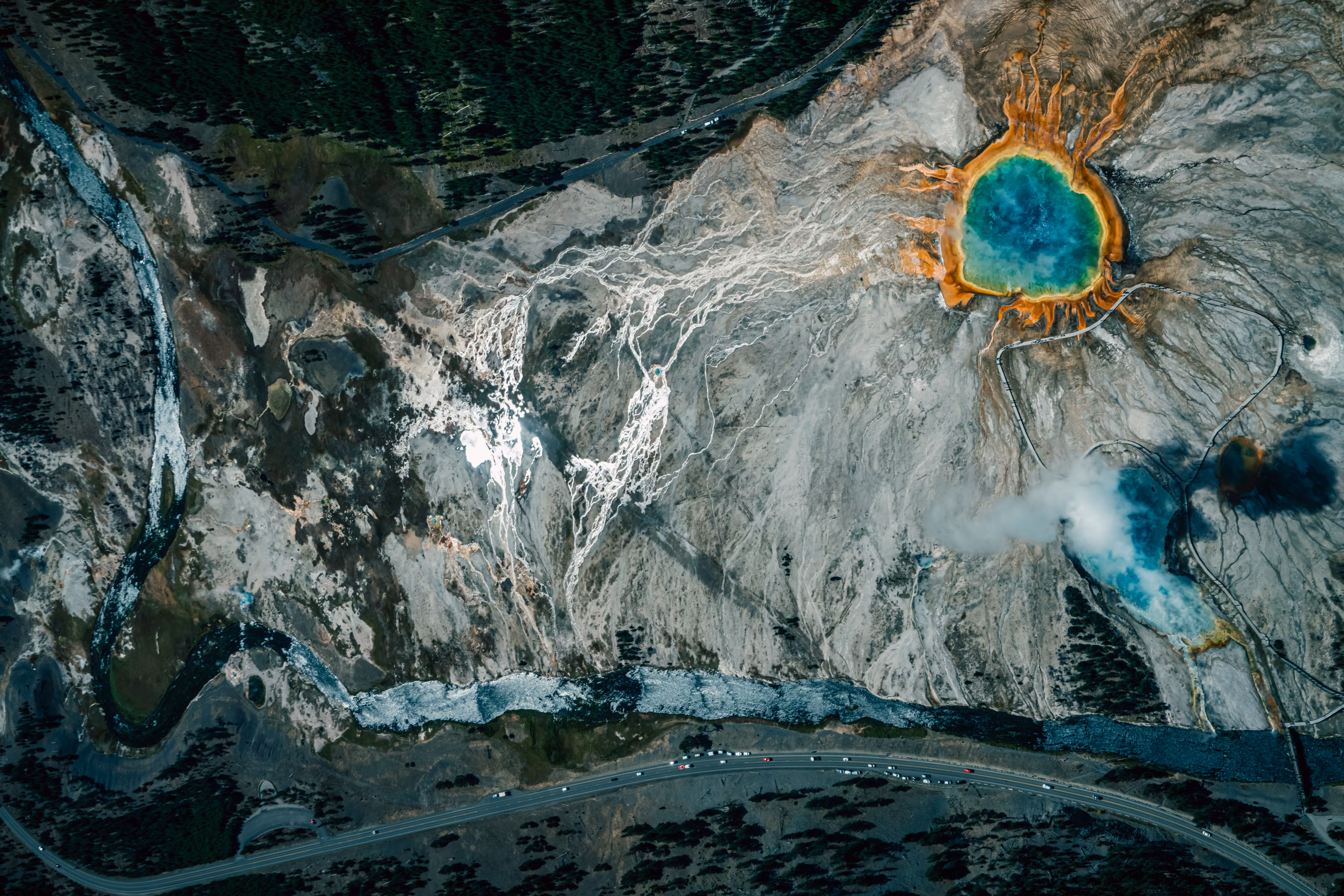 The Grand Prismatic Spring