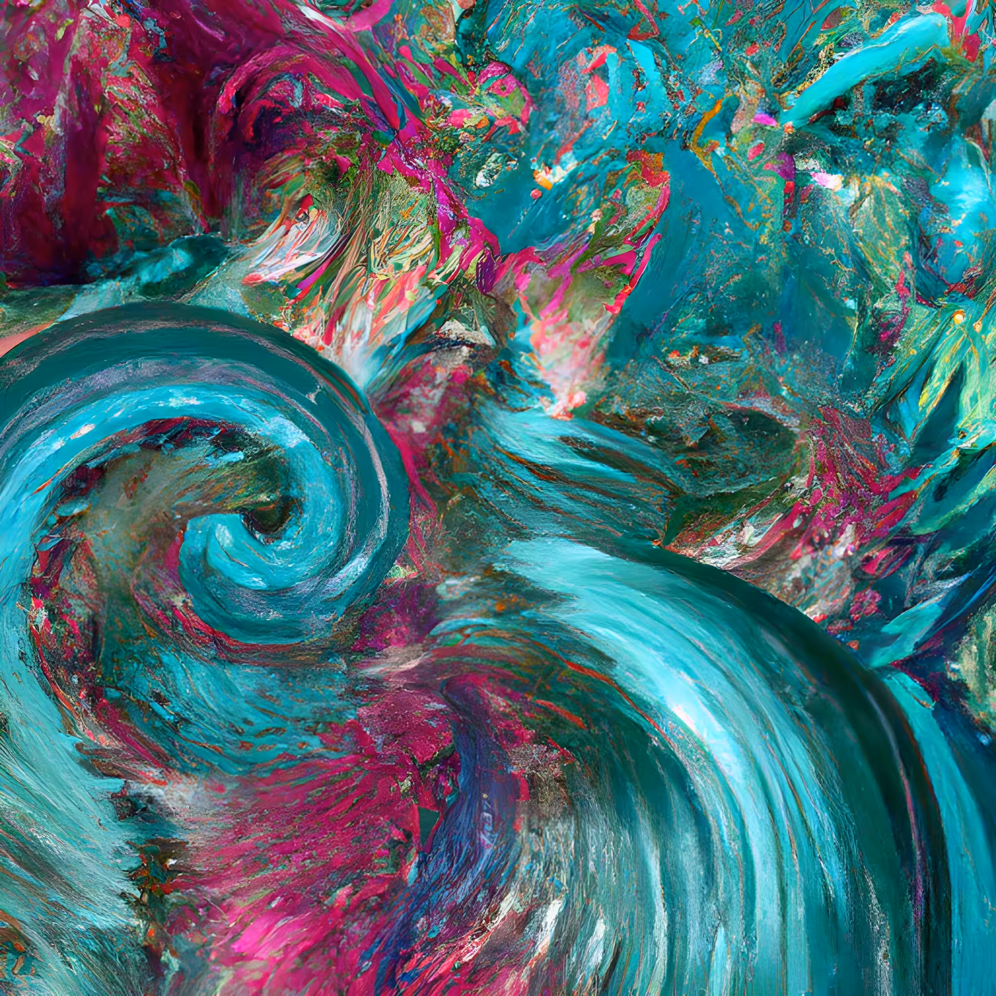 Abstract Oil Paint
