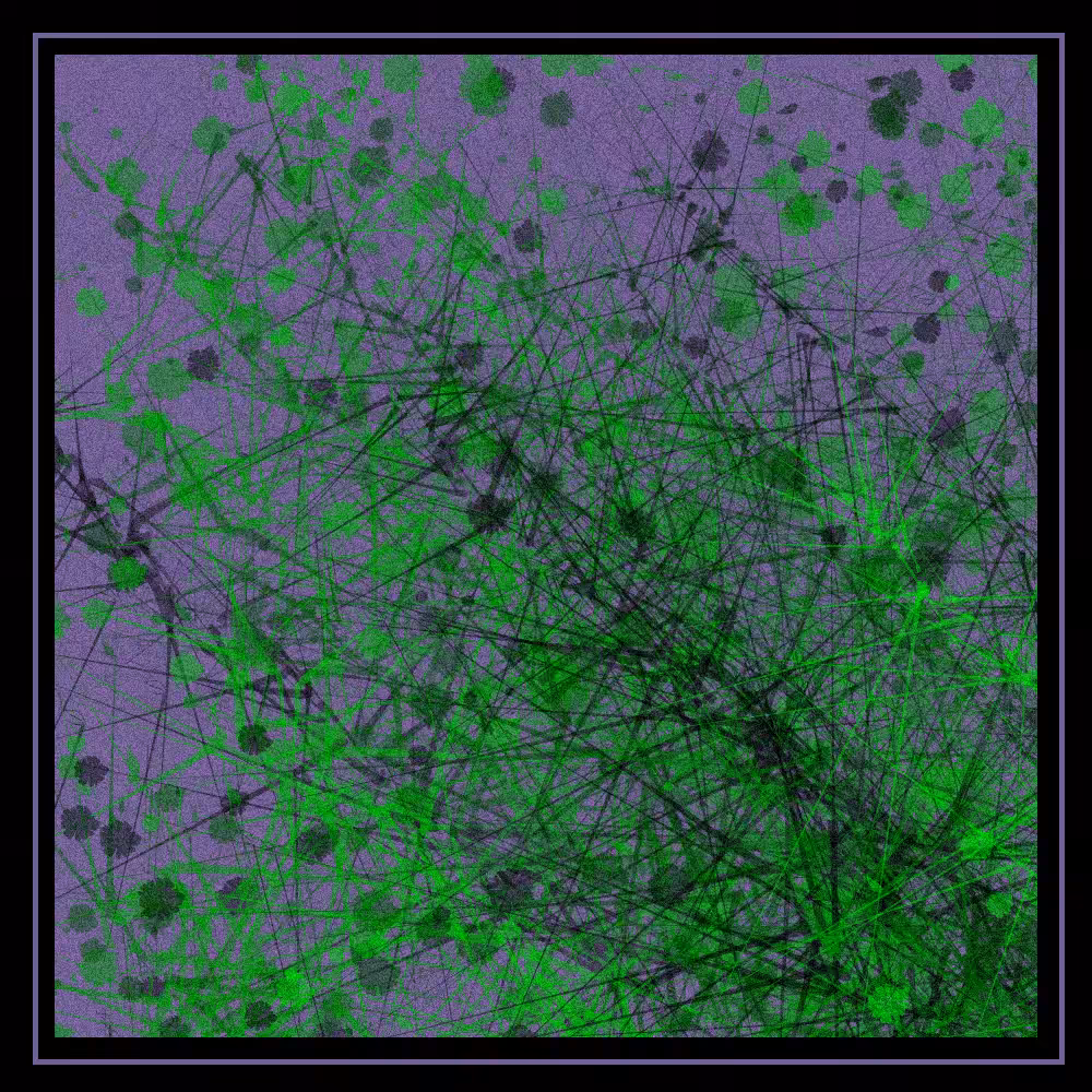 Abstract painting - vegetation #16