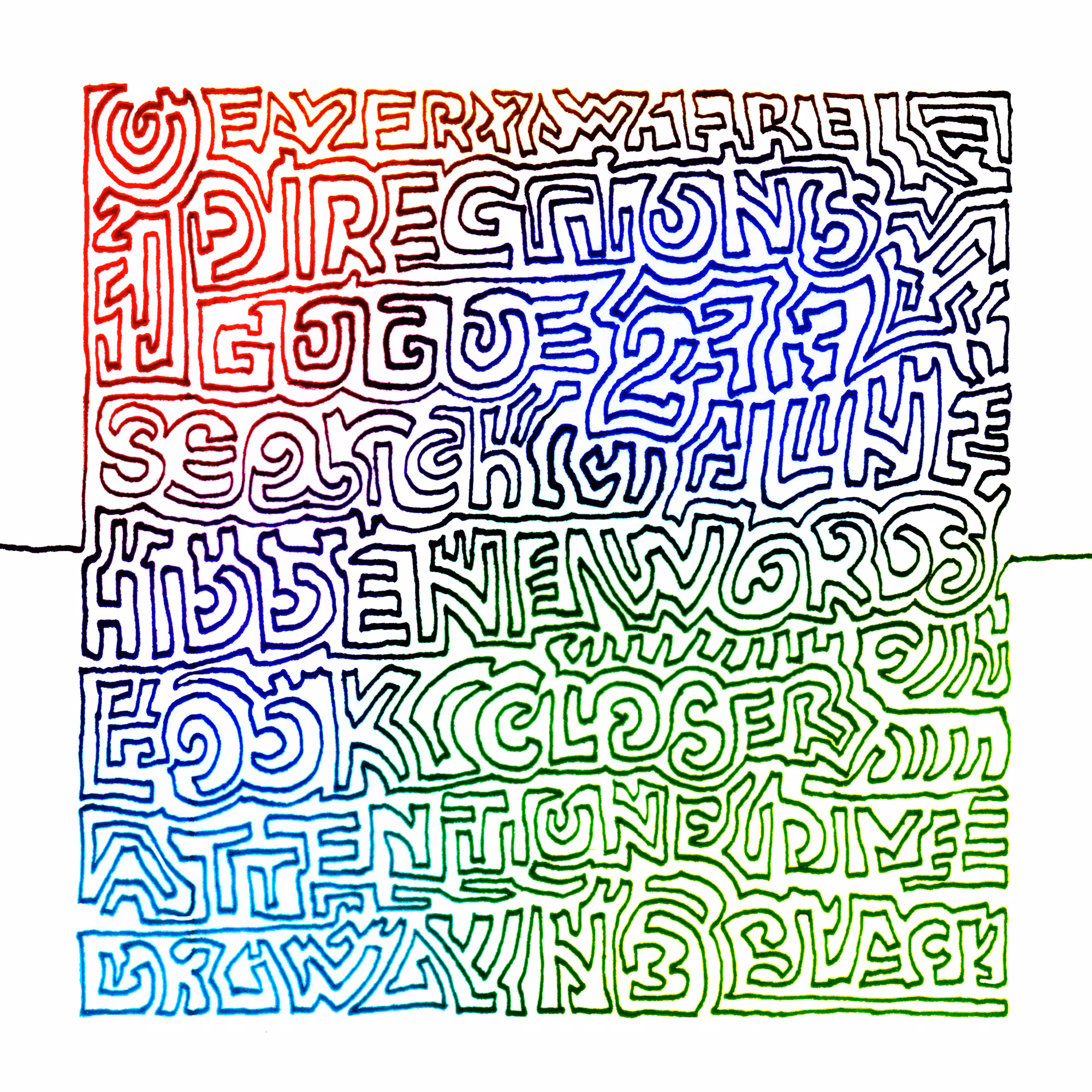 One Line Hidden World #3 Messages