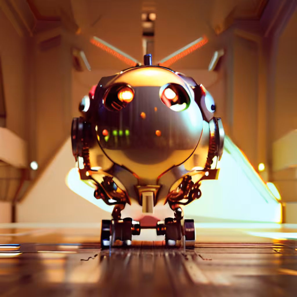 Golden Robotic Apples #23
