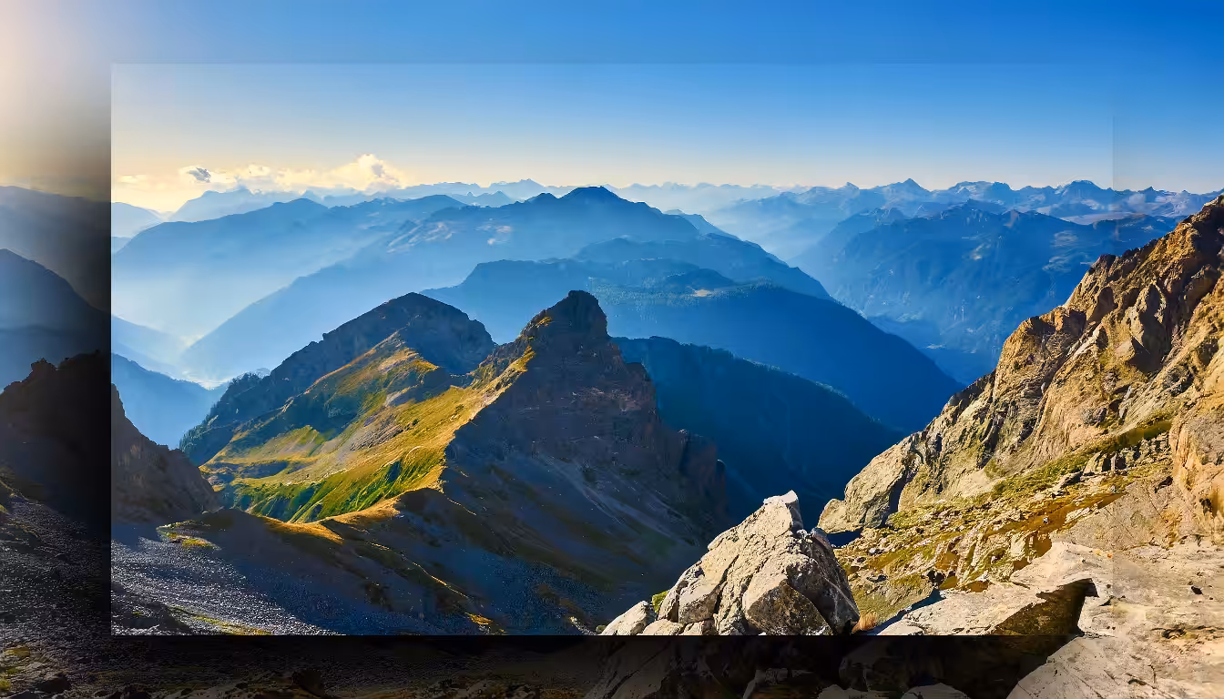 Mountains and Drop Shadows #3