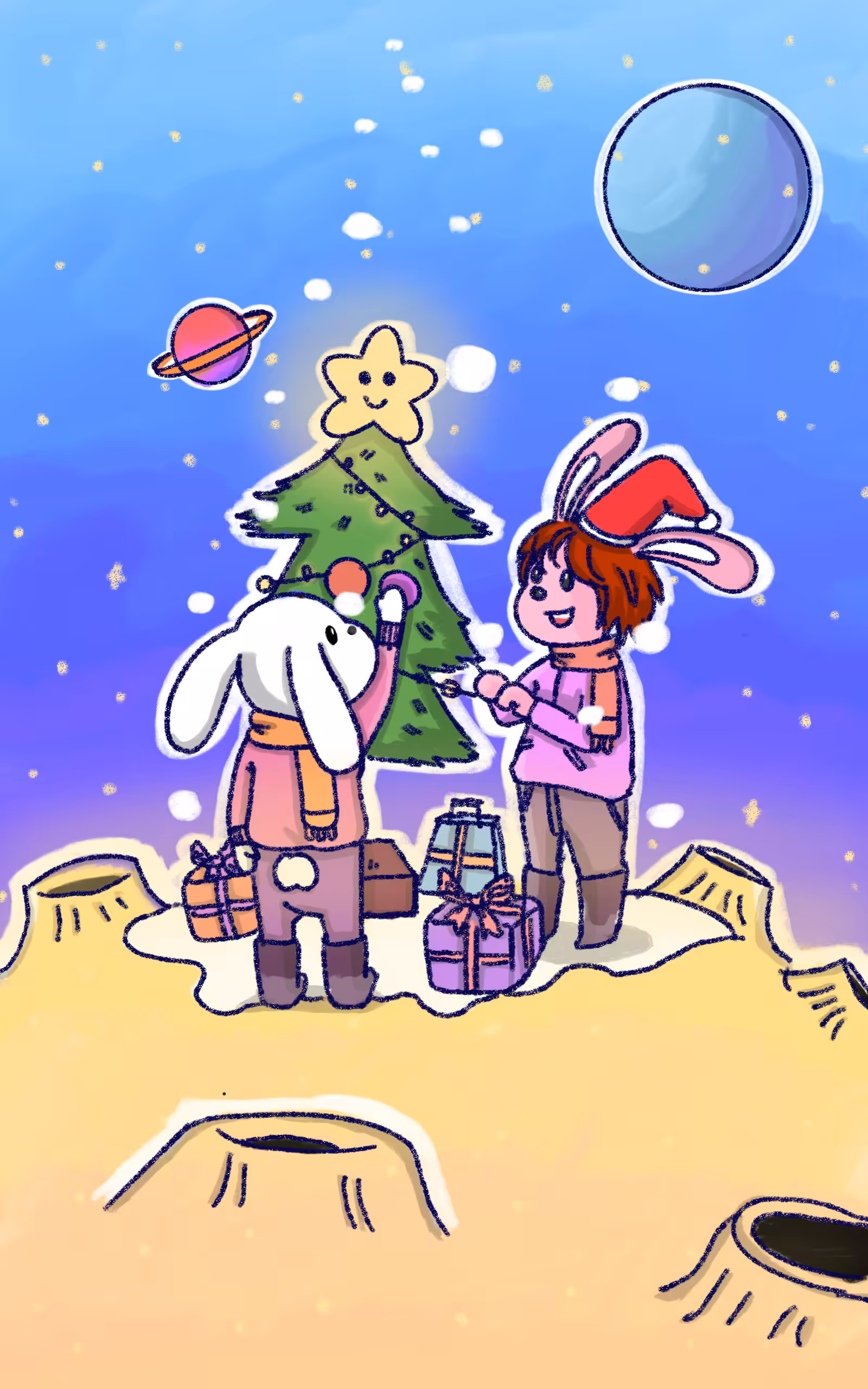 The Rabbit on the Moon 