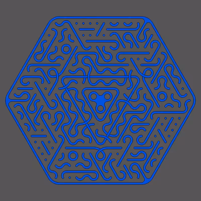 Threefold Symmetry - Dark Variations #44