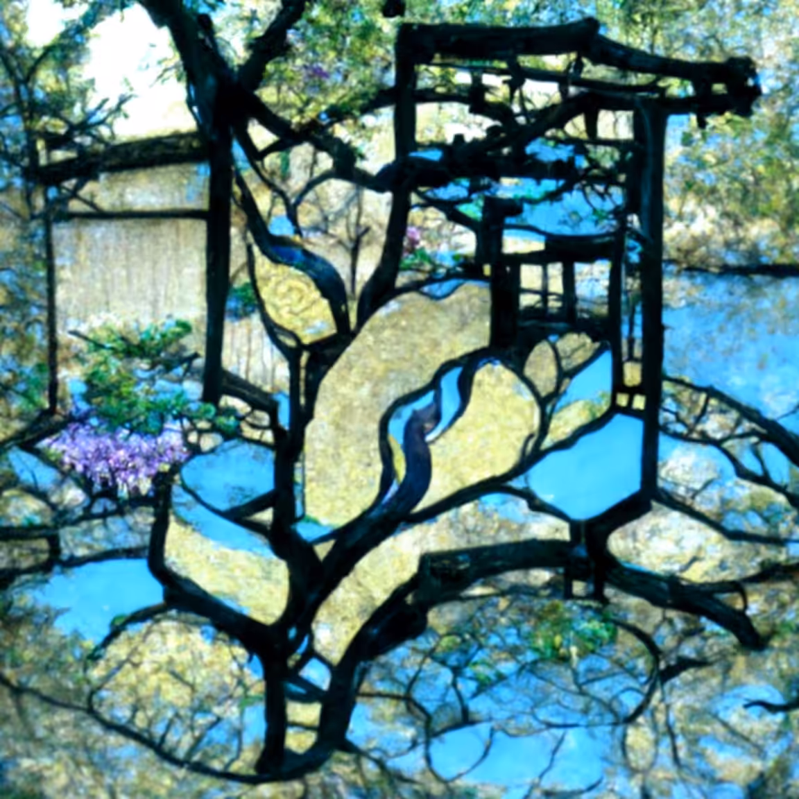 AI Garden 4, Golden Bridge