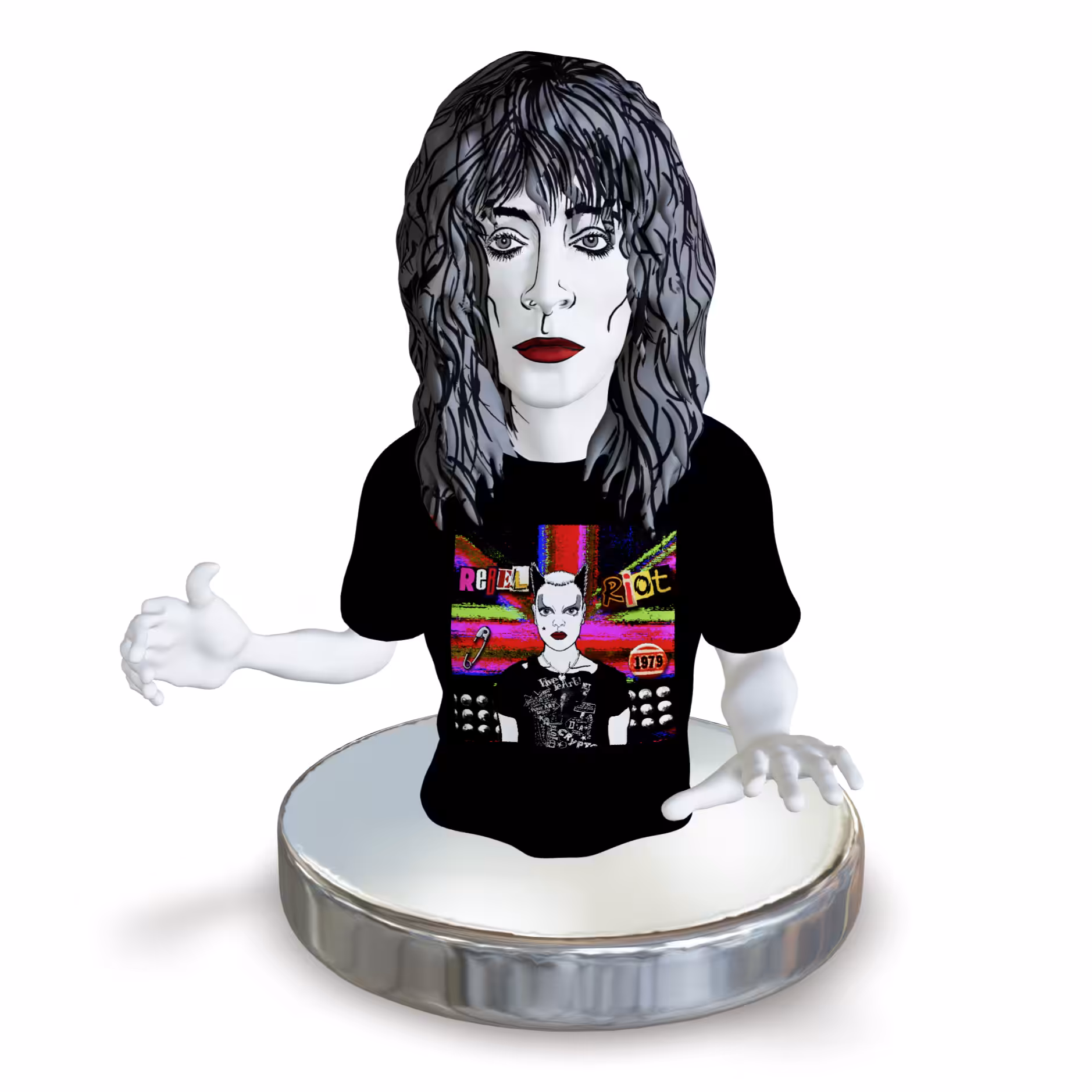 Proper Punk 3D #205 - Patti Smith with Soo T-shirt