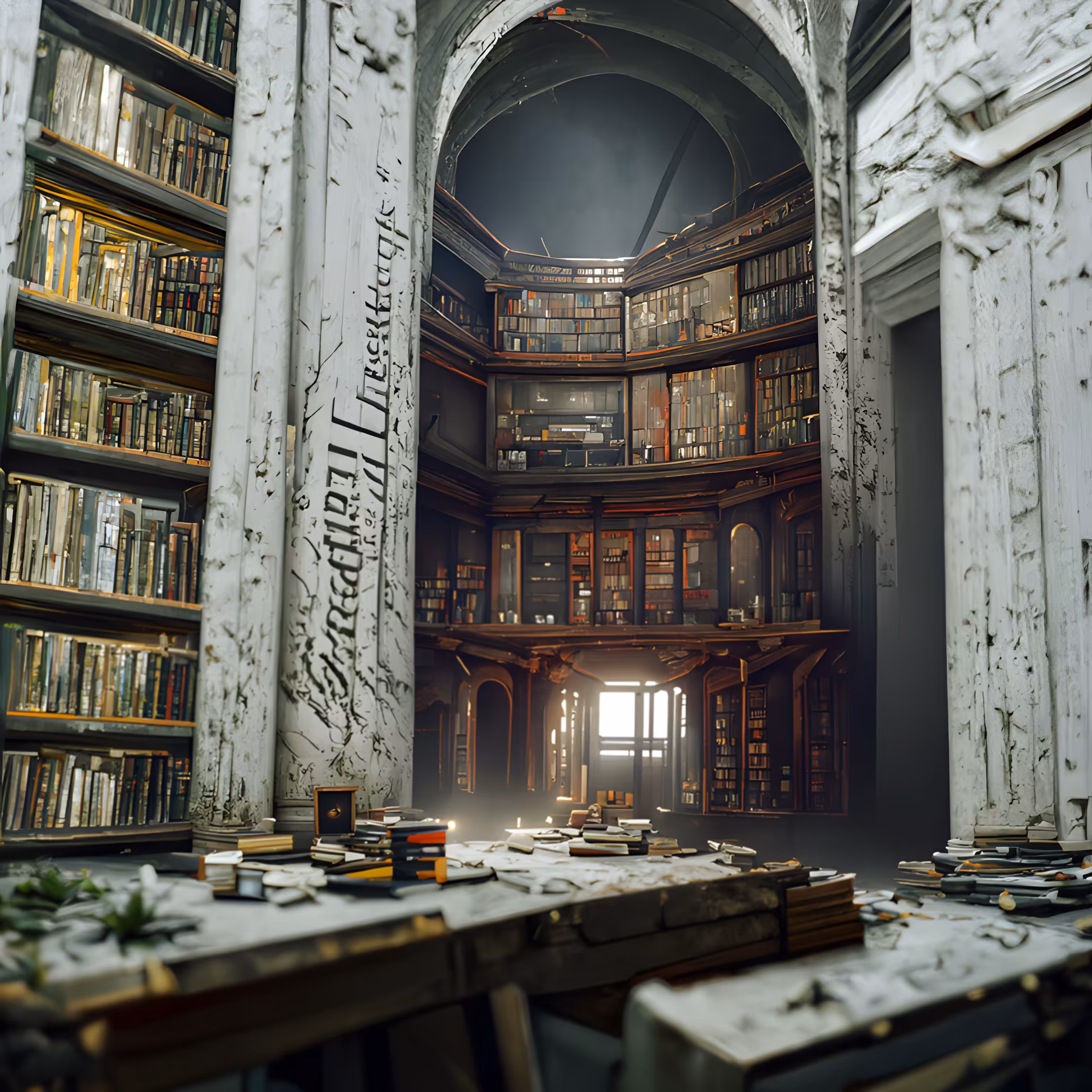 Liminal Library Lobby