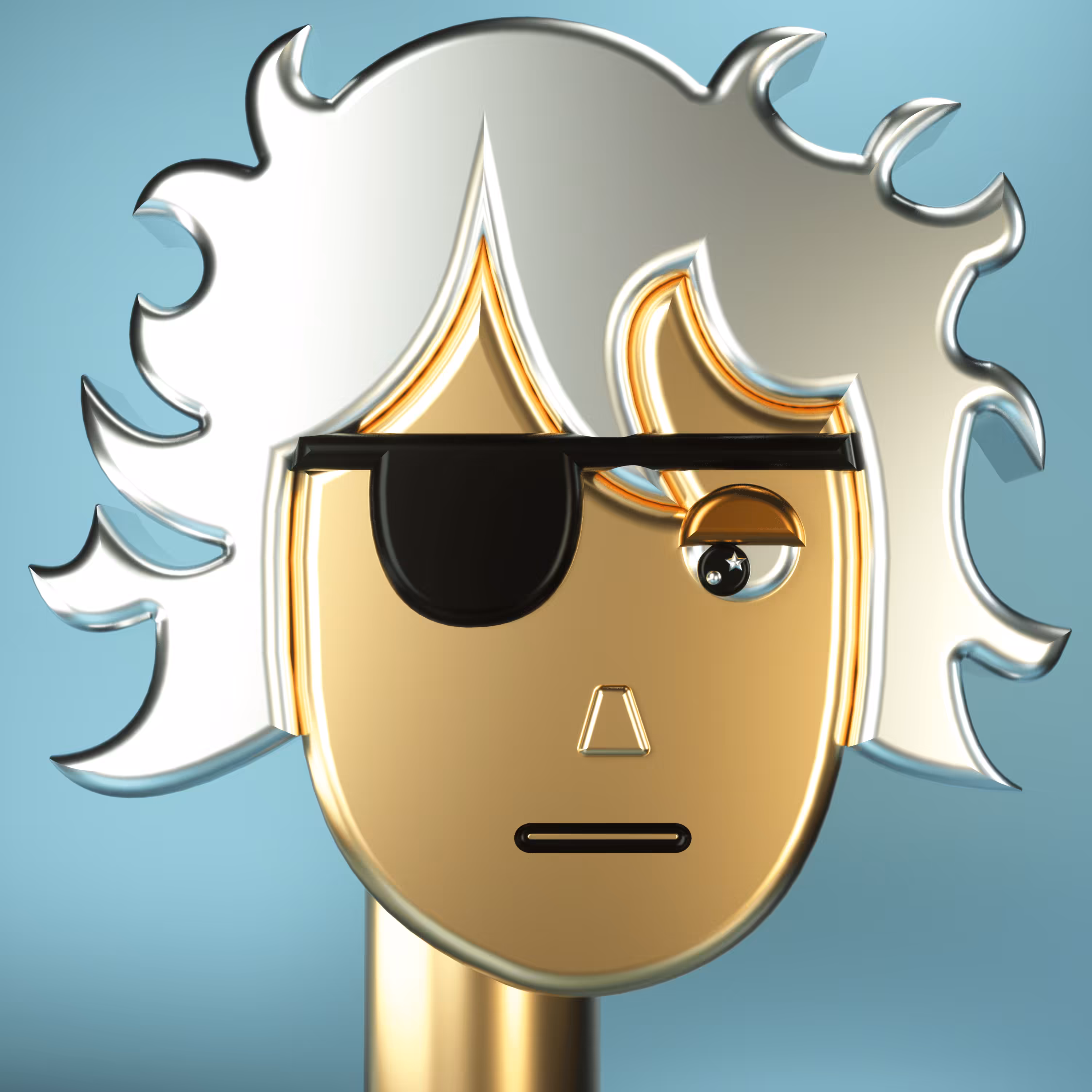 3D Chrome Punk #0529