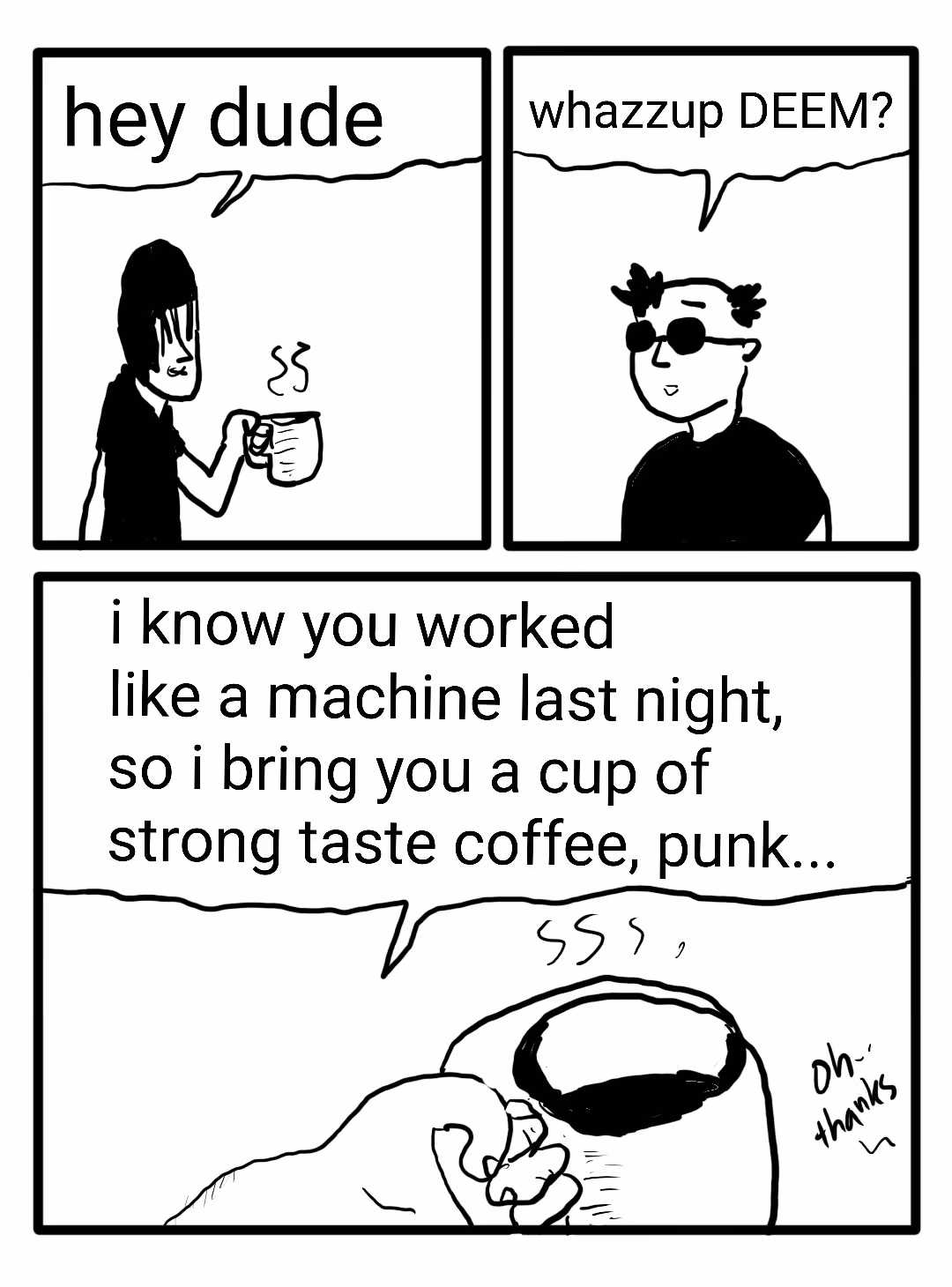 Page 002 - A cup of coffee, punk...