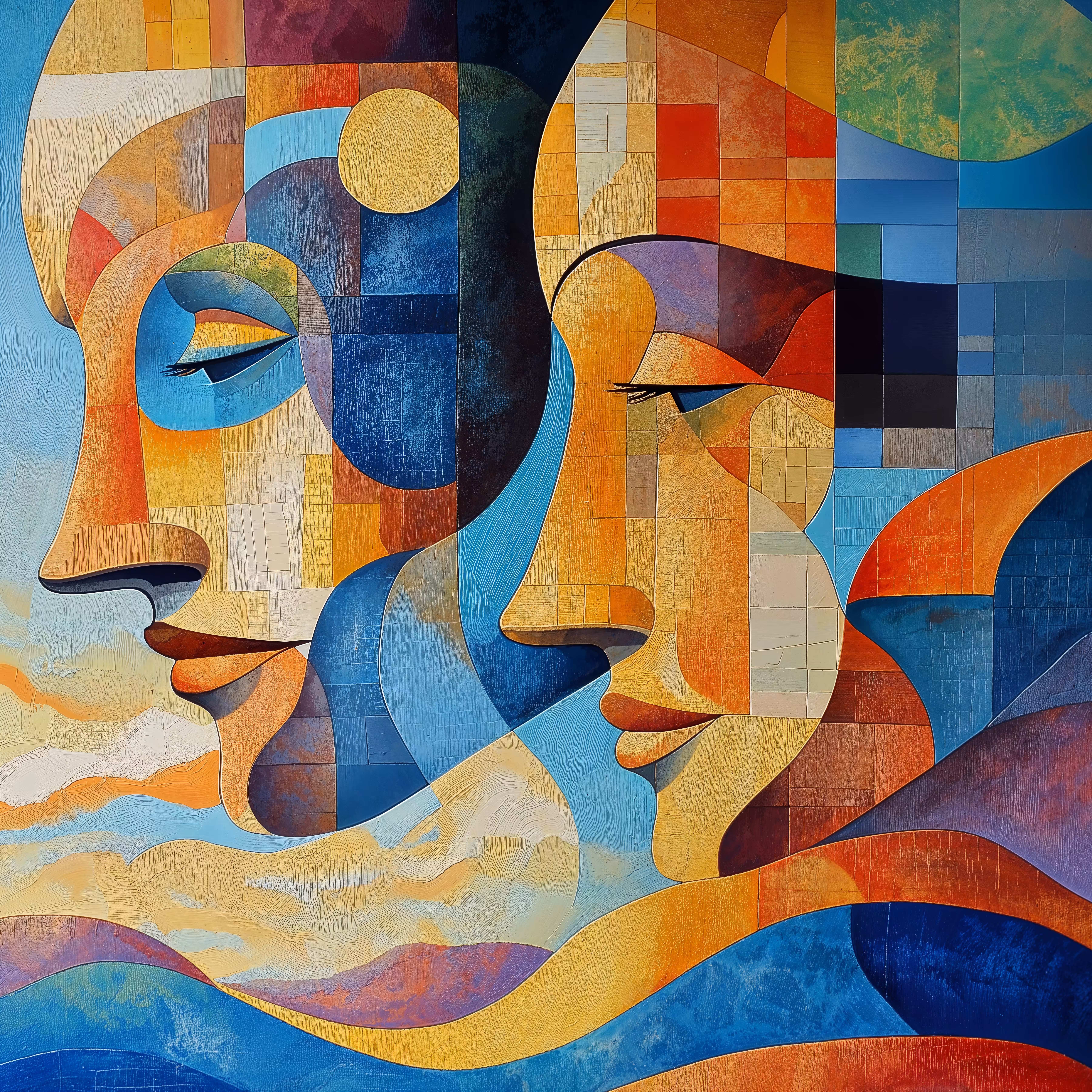 Abstract Cubist-Surrealist #6