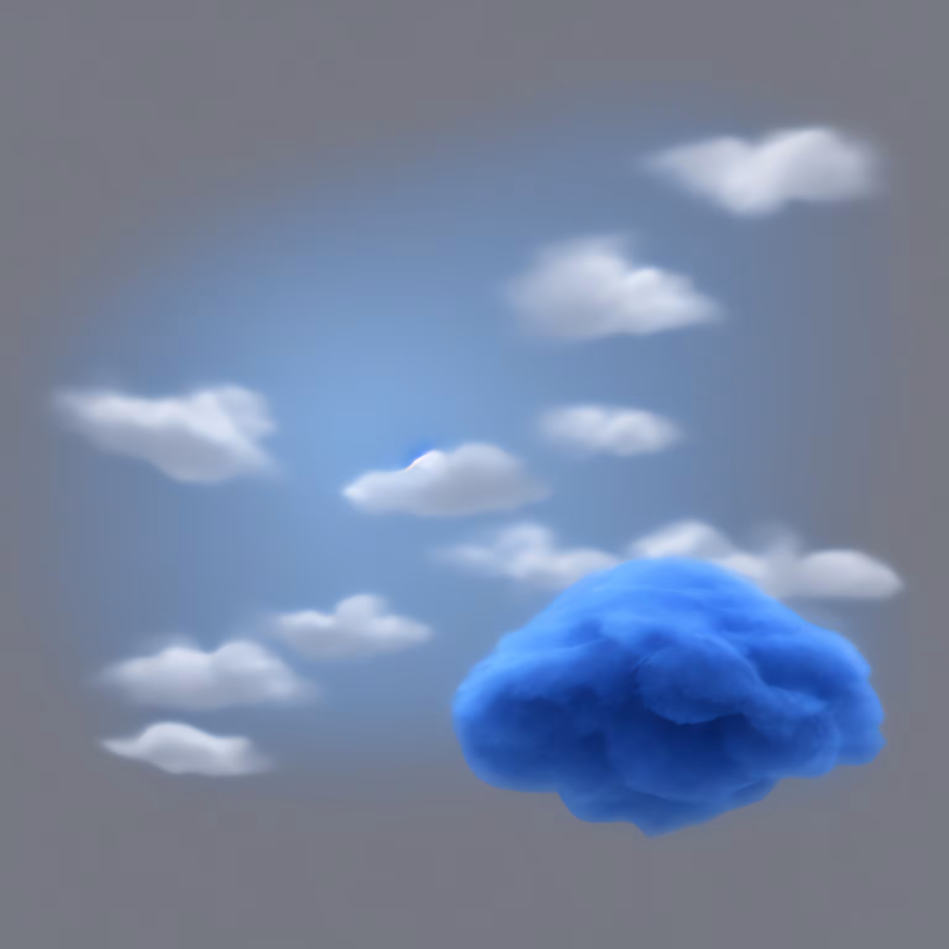 rainy ☁︎ clouds ☁︎ || royal blue #3