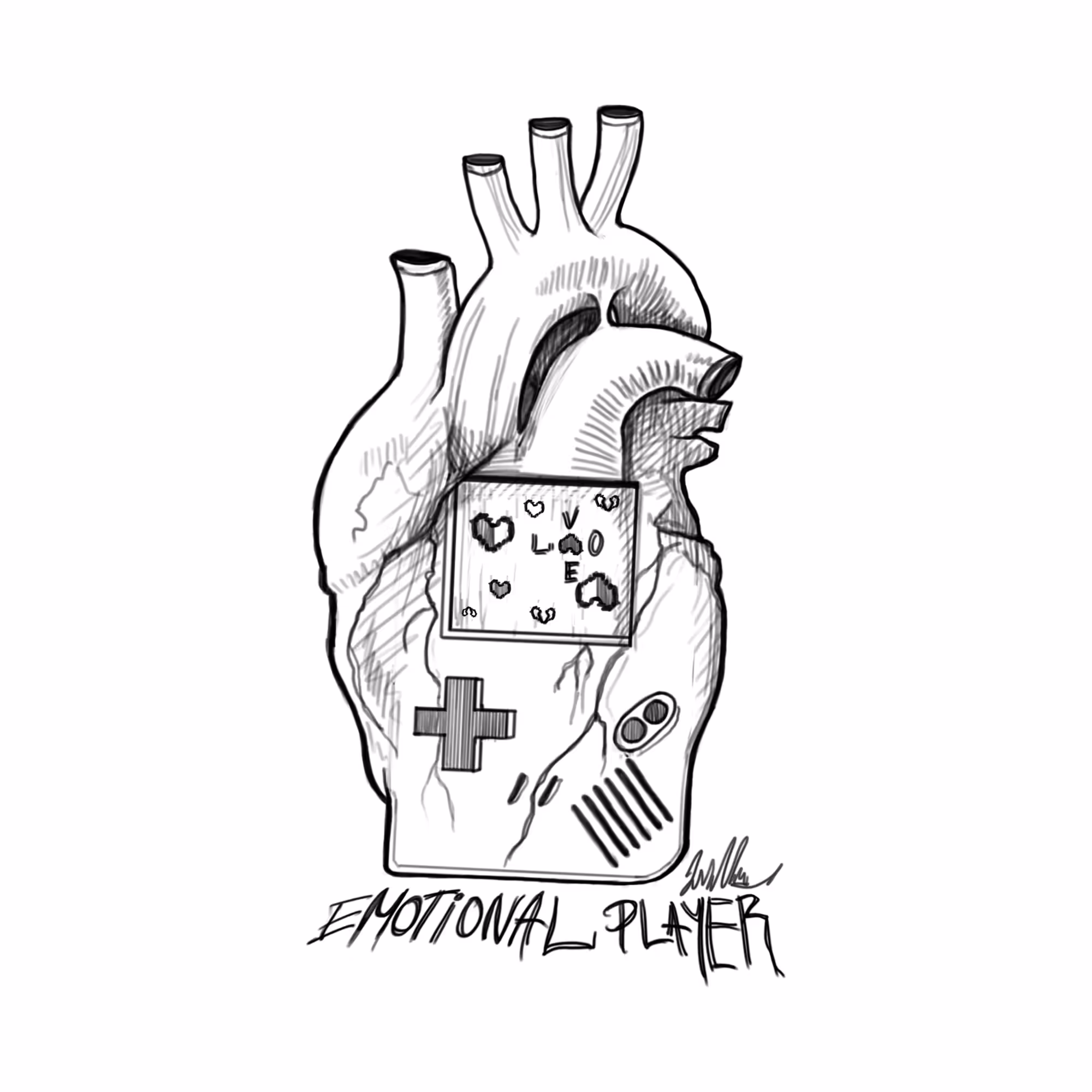 Emotional Player Sketch 