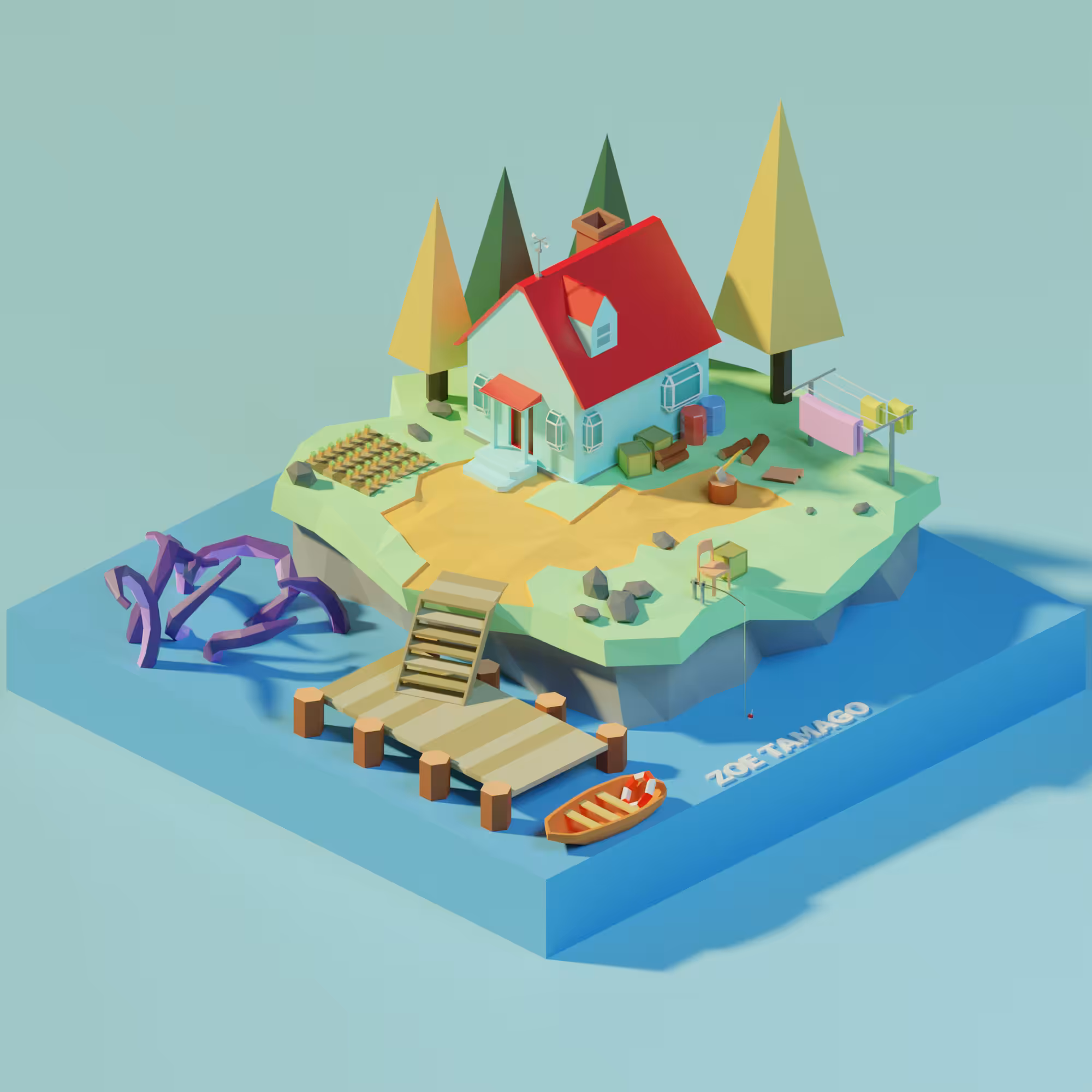 House on an Island