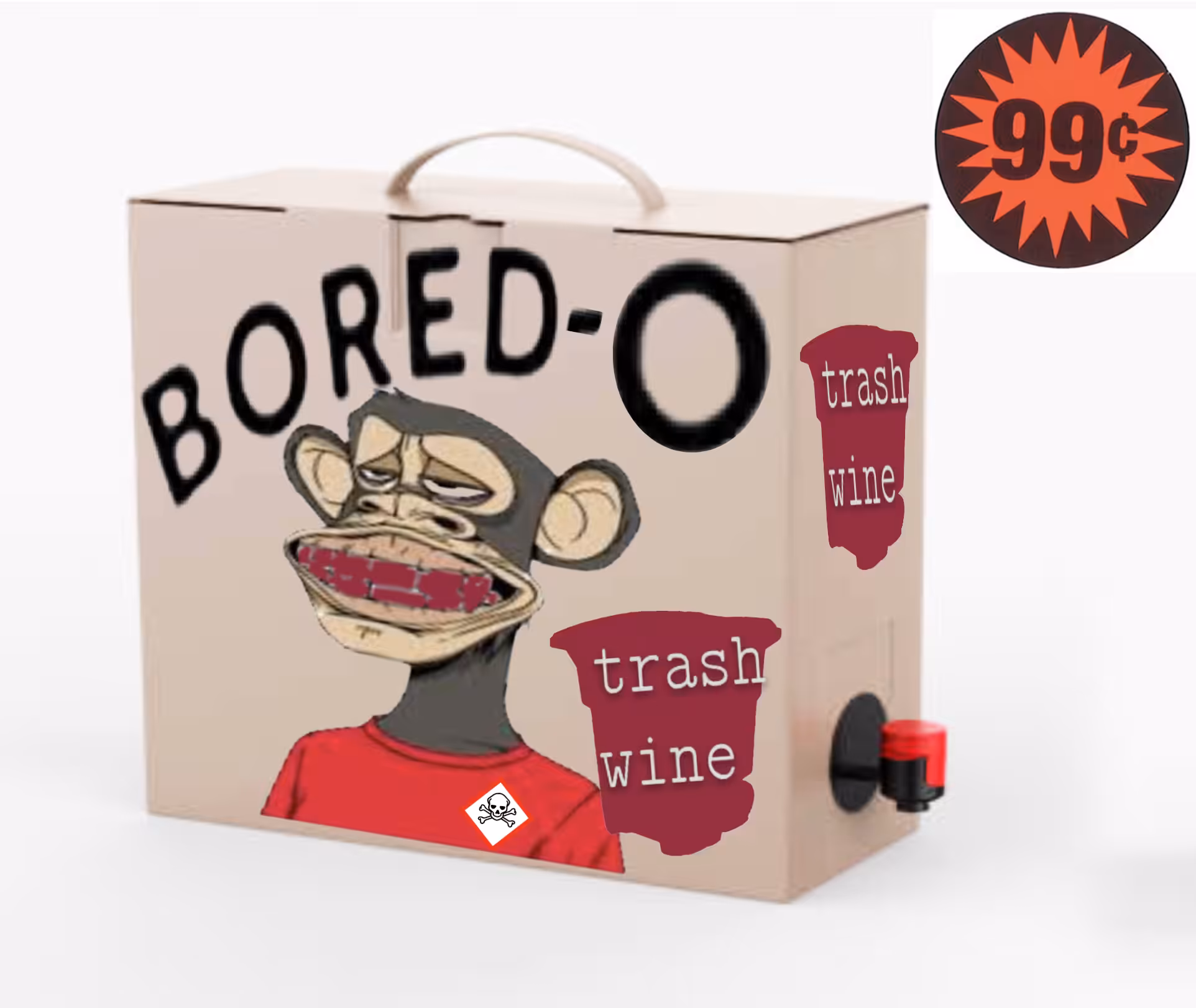 Bored-O trash wine