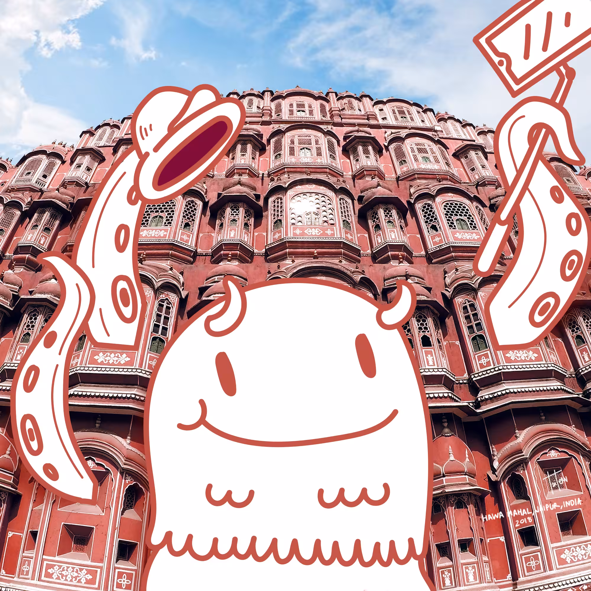 The Travellers - Hawa Mahal