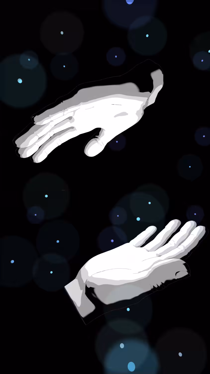 Hands Assist Them: Blue