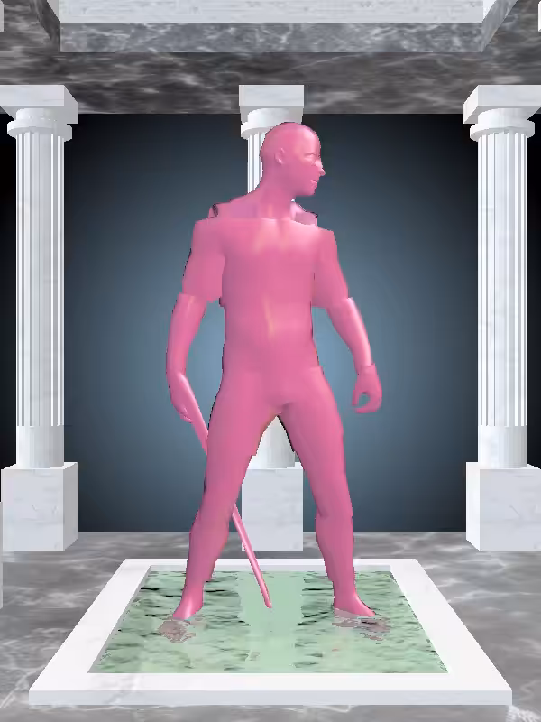 HeavenComputer: The Shooter Sharp Magenta Man #2220