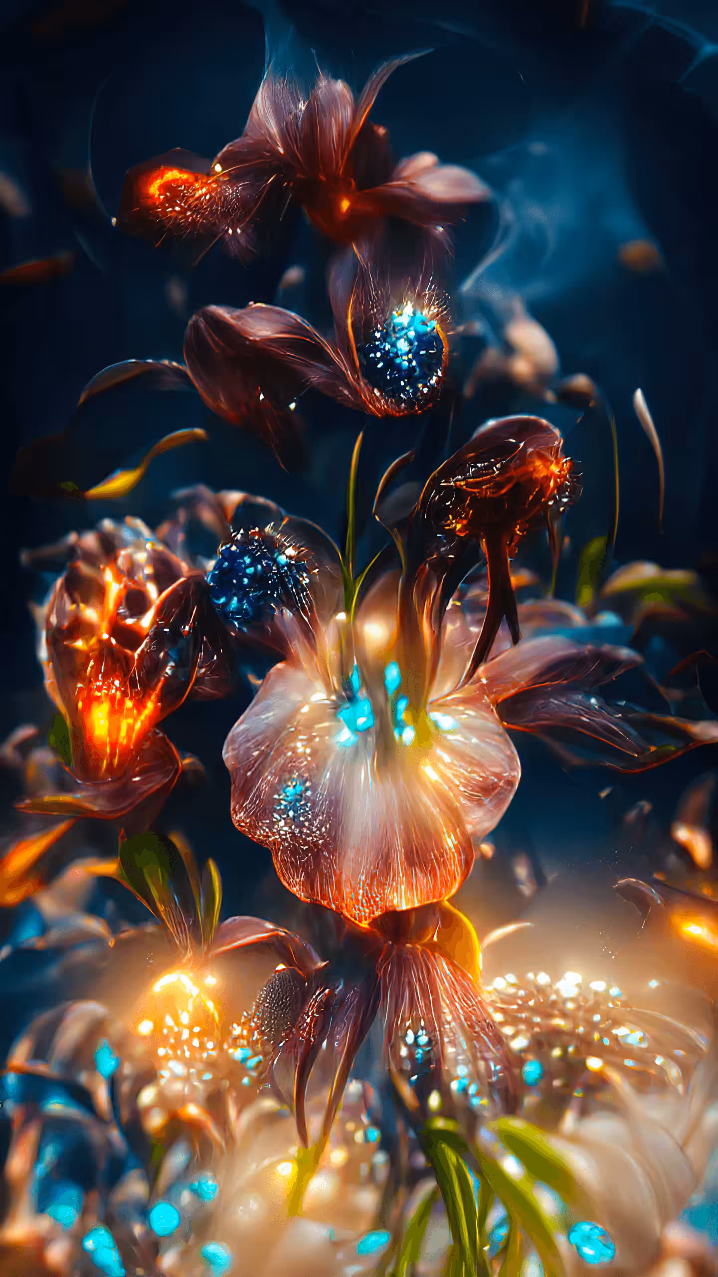 Imaginarium AI #064 - Pollux Golden Maroon Gilliflower