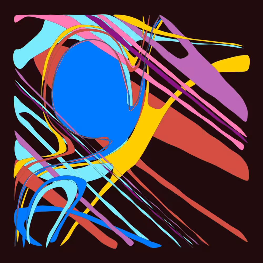 Geometric colorful shapes 3 #156