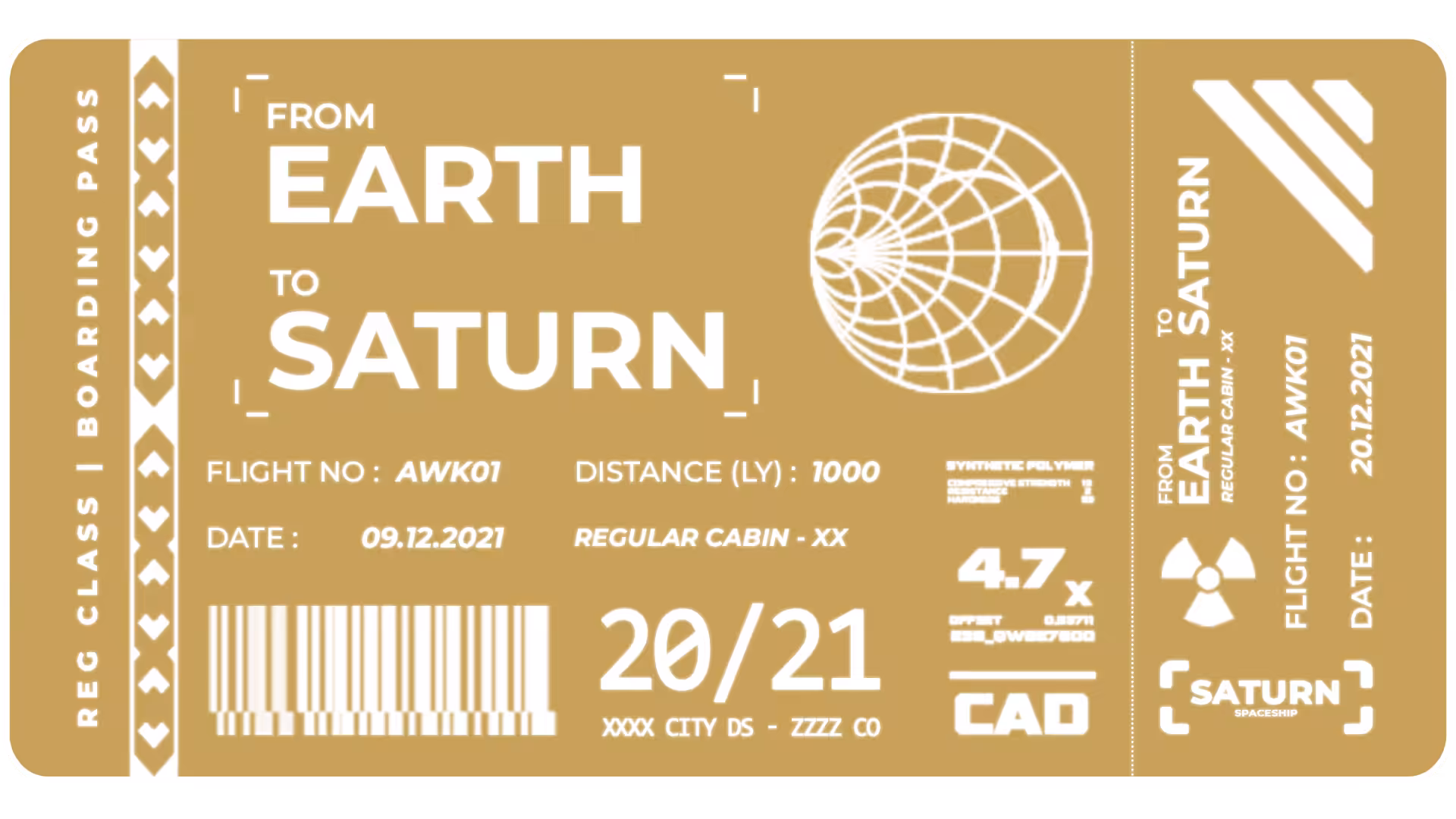 EARTH TO SATURN