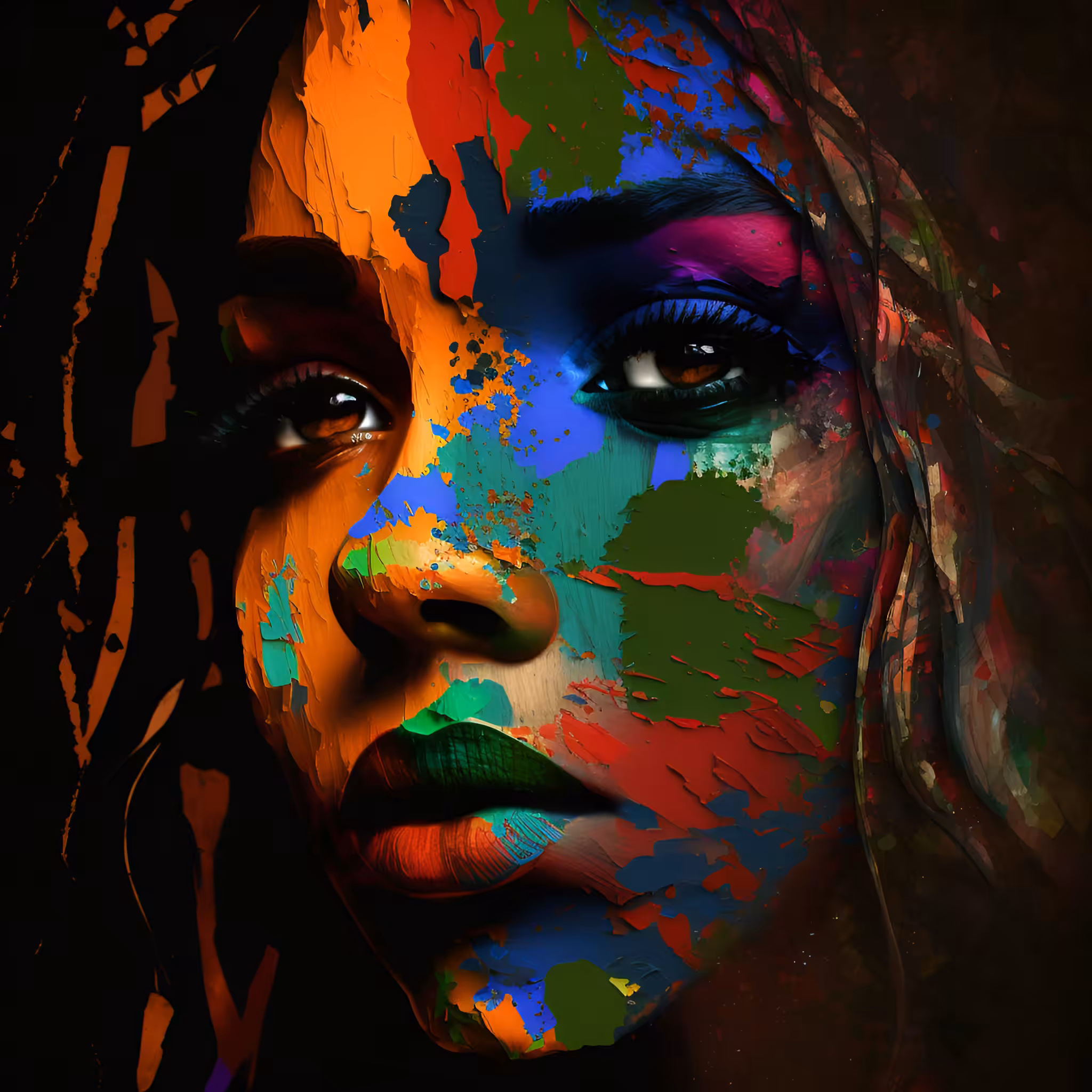 In the eyes of a woman